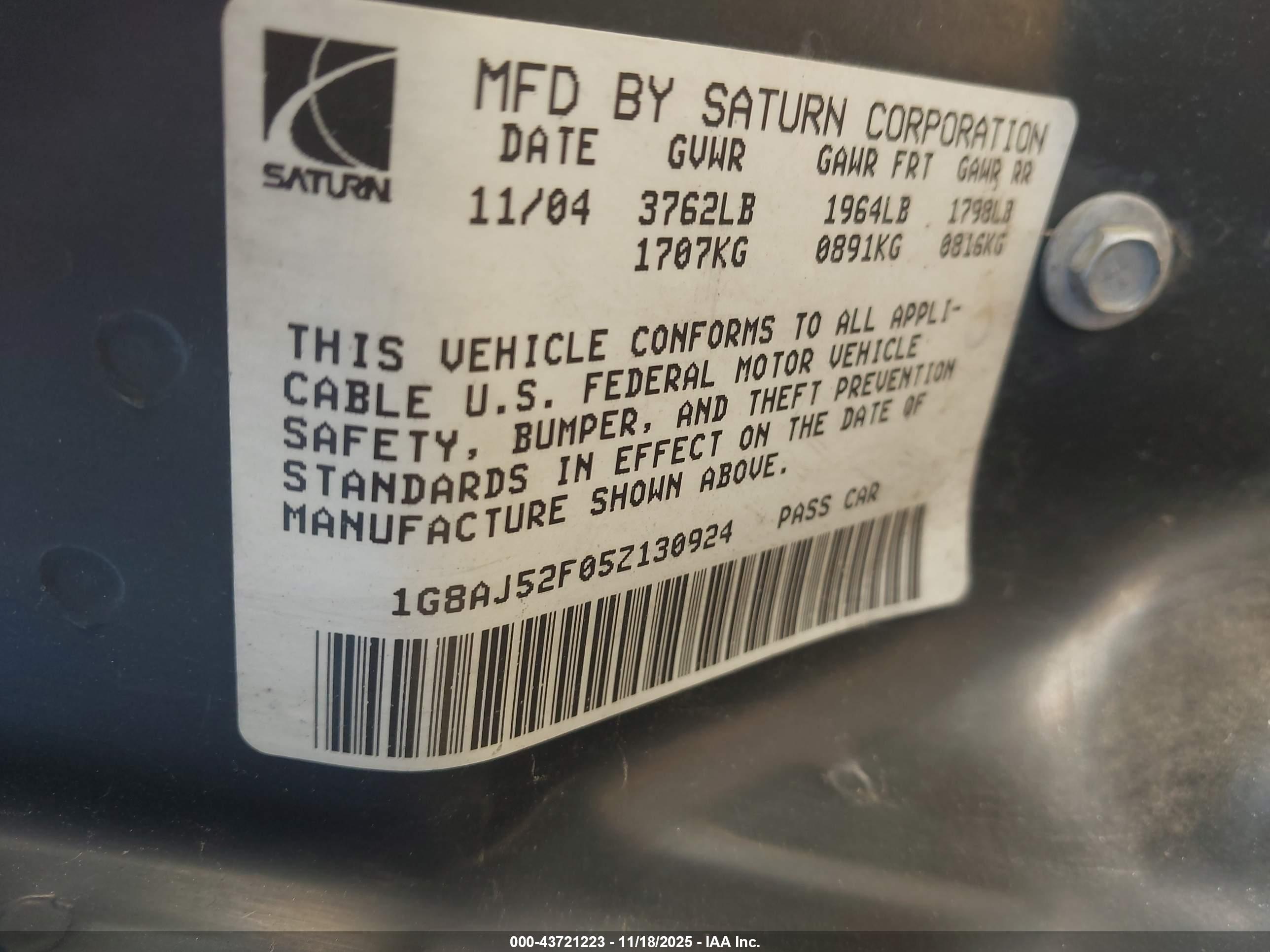 SATURN ION image 9