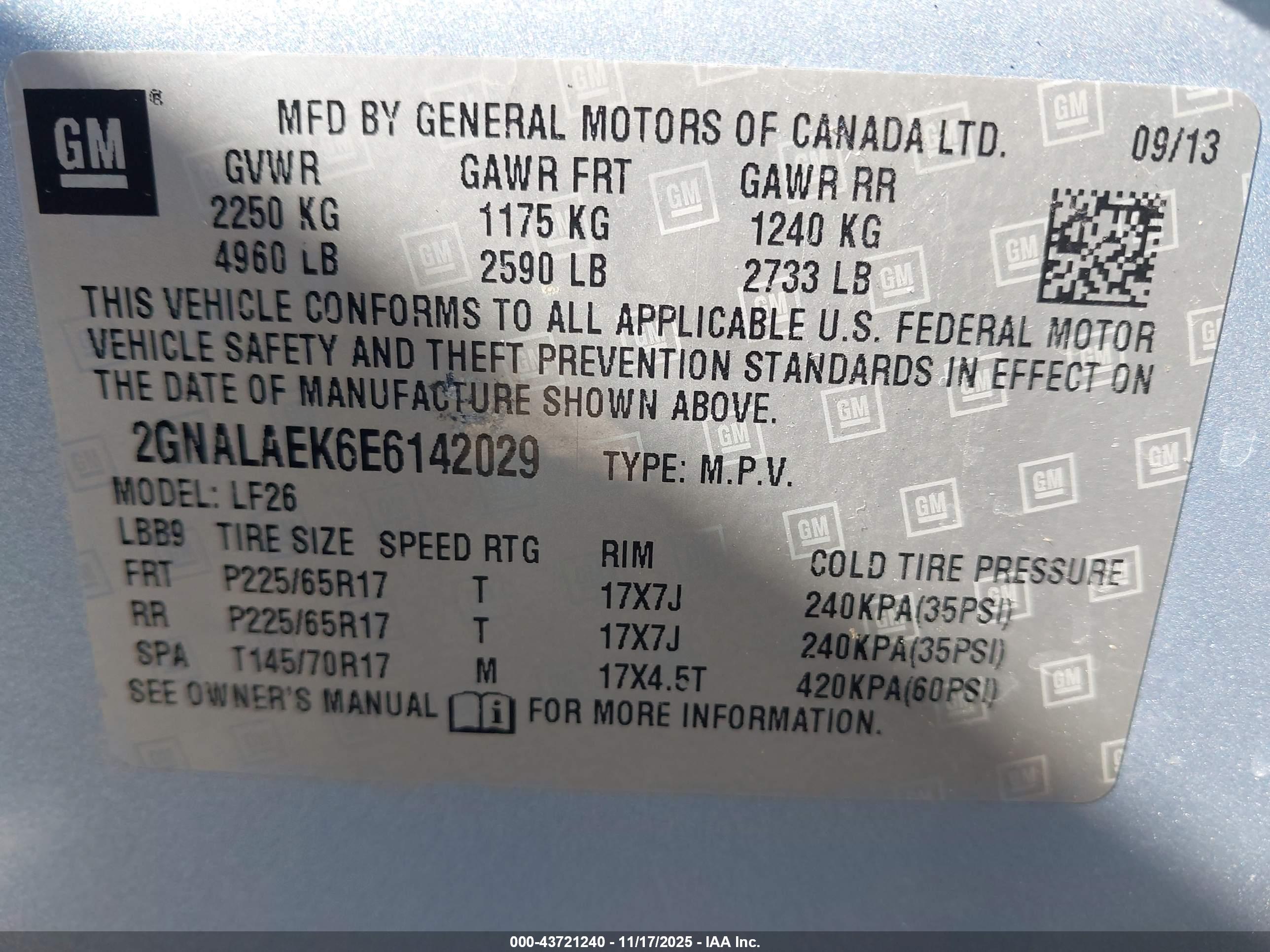 CHEVROLET EQUINOX image 9