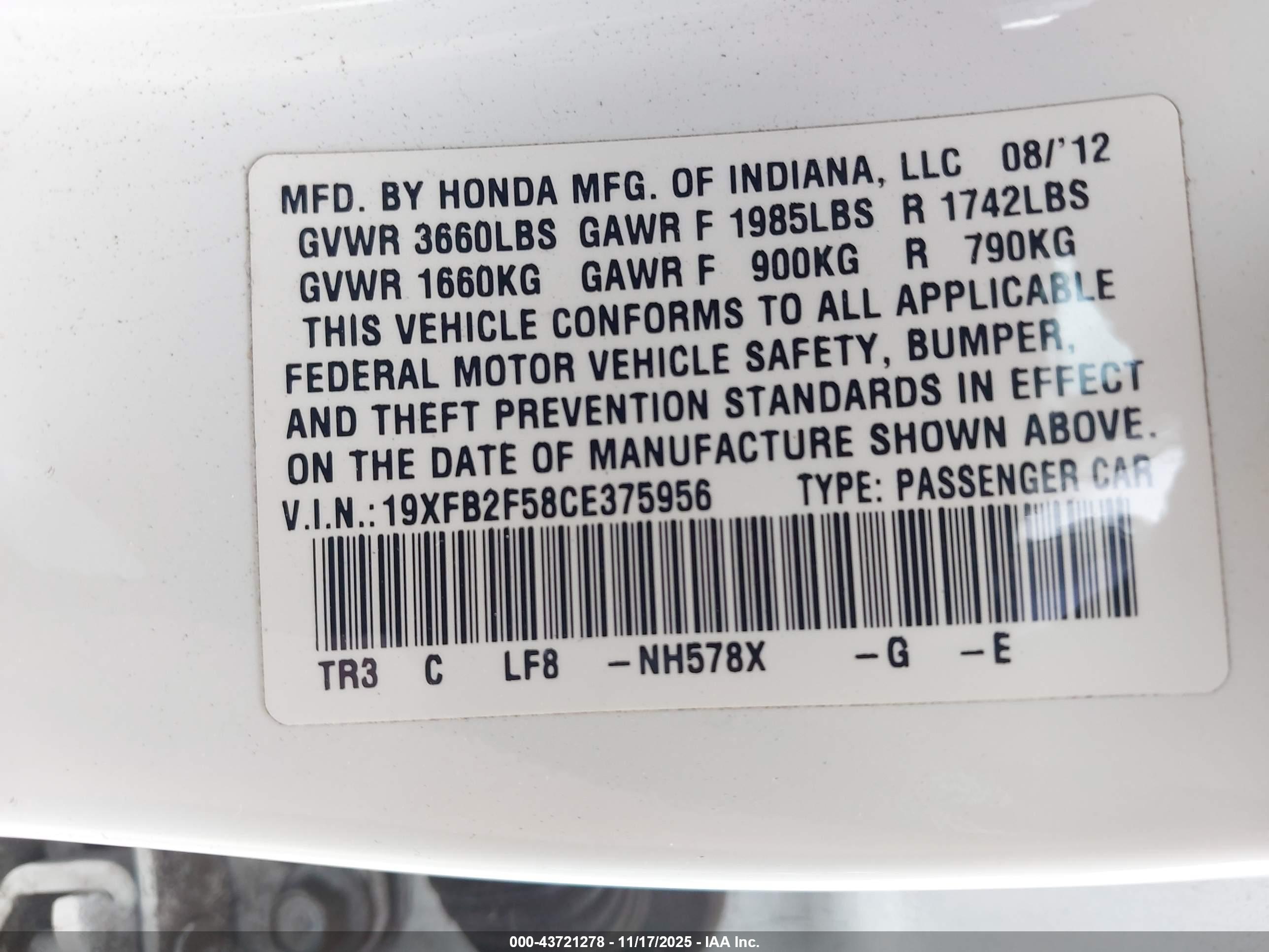 HONDA CIVIC image 9