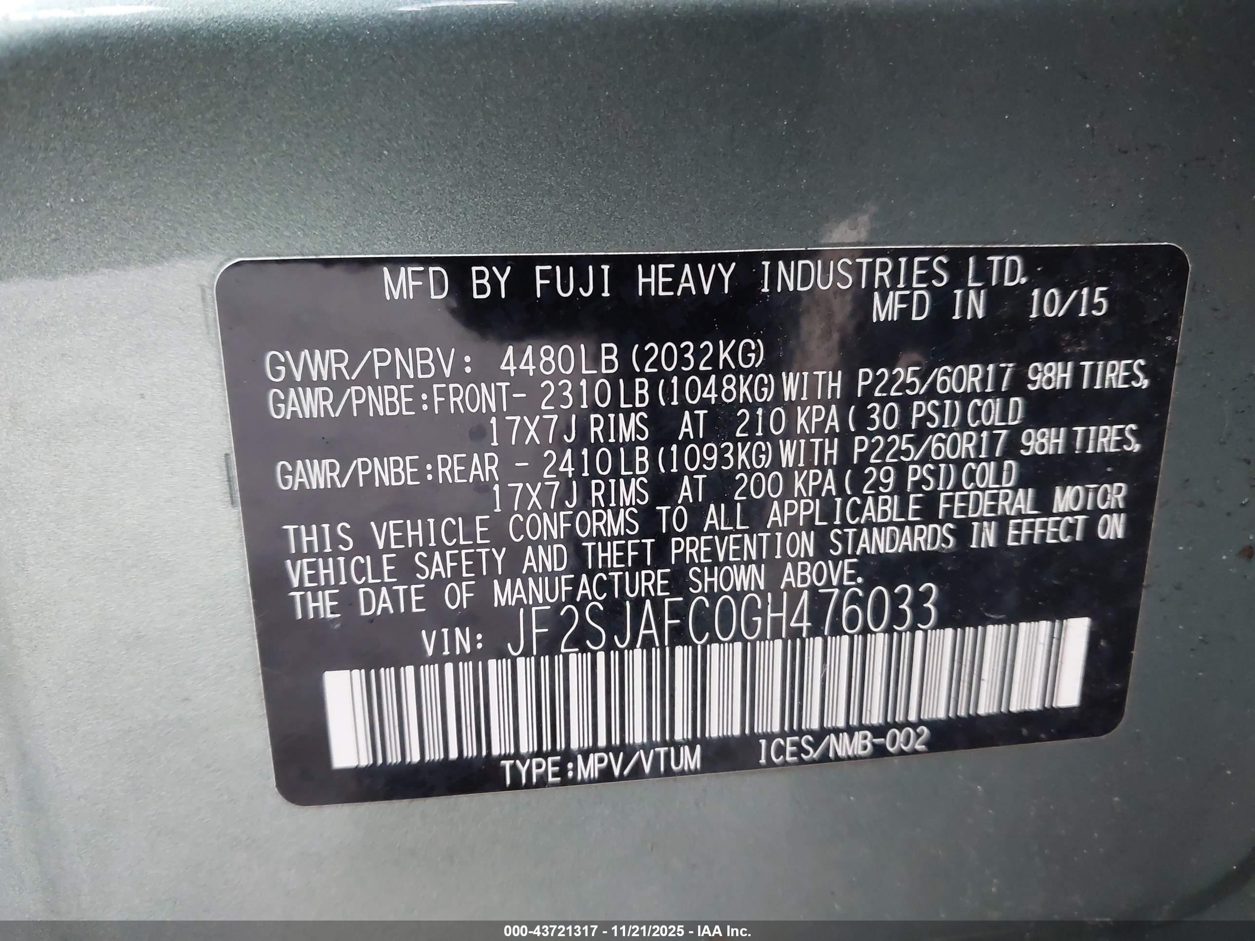 SUBARU FORESTER image 9