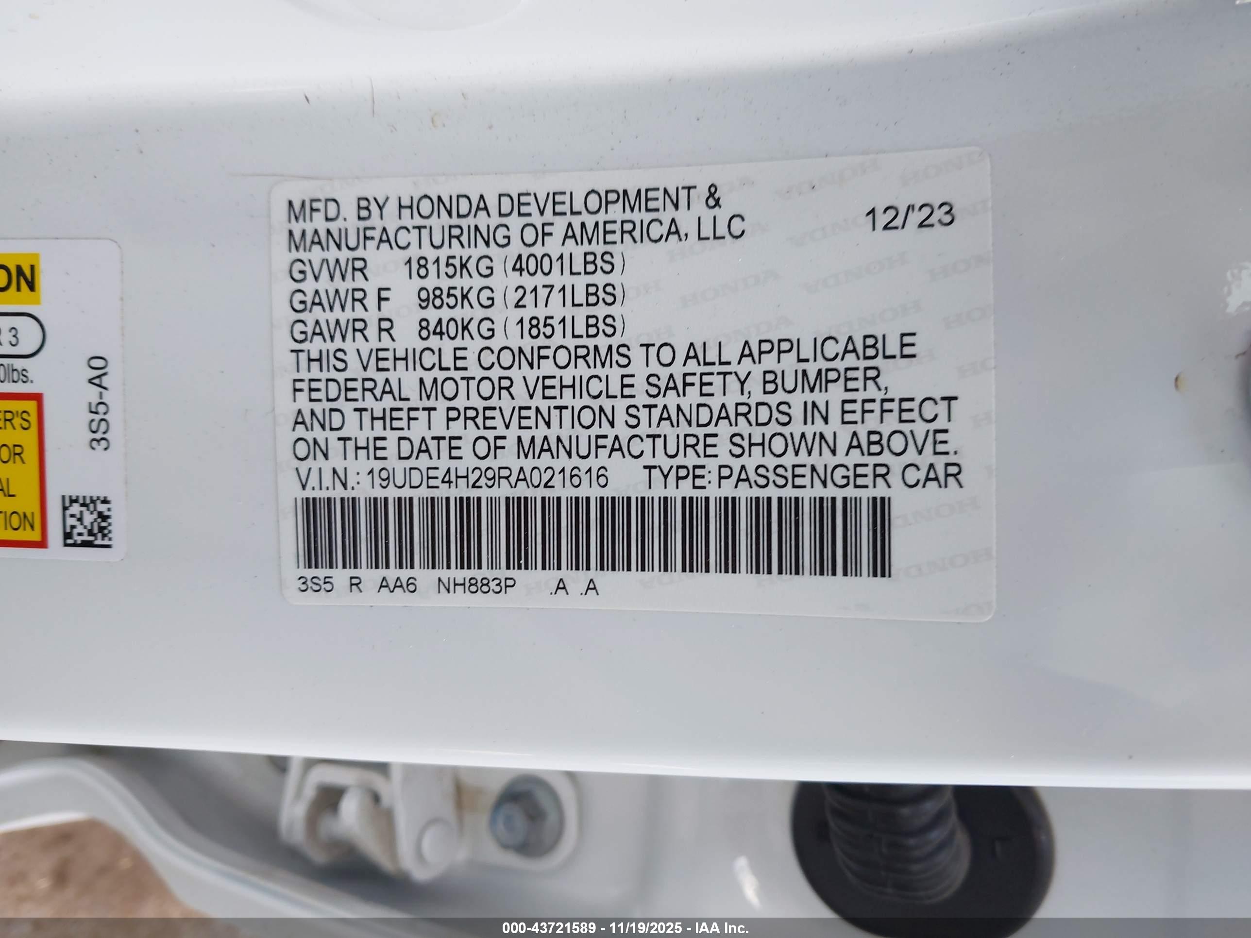 ACURA INTEGRA image 9