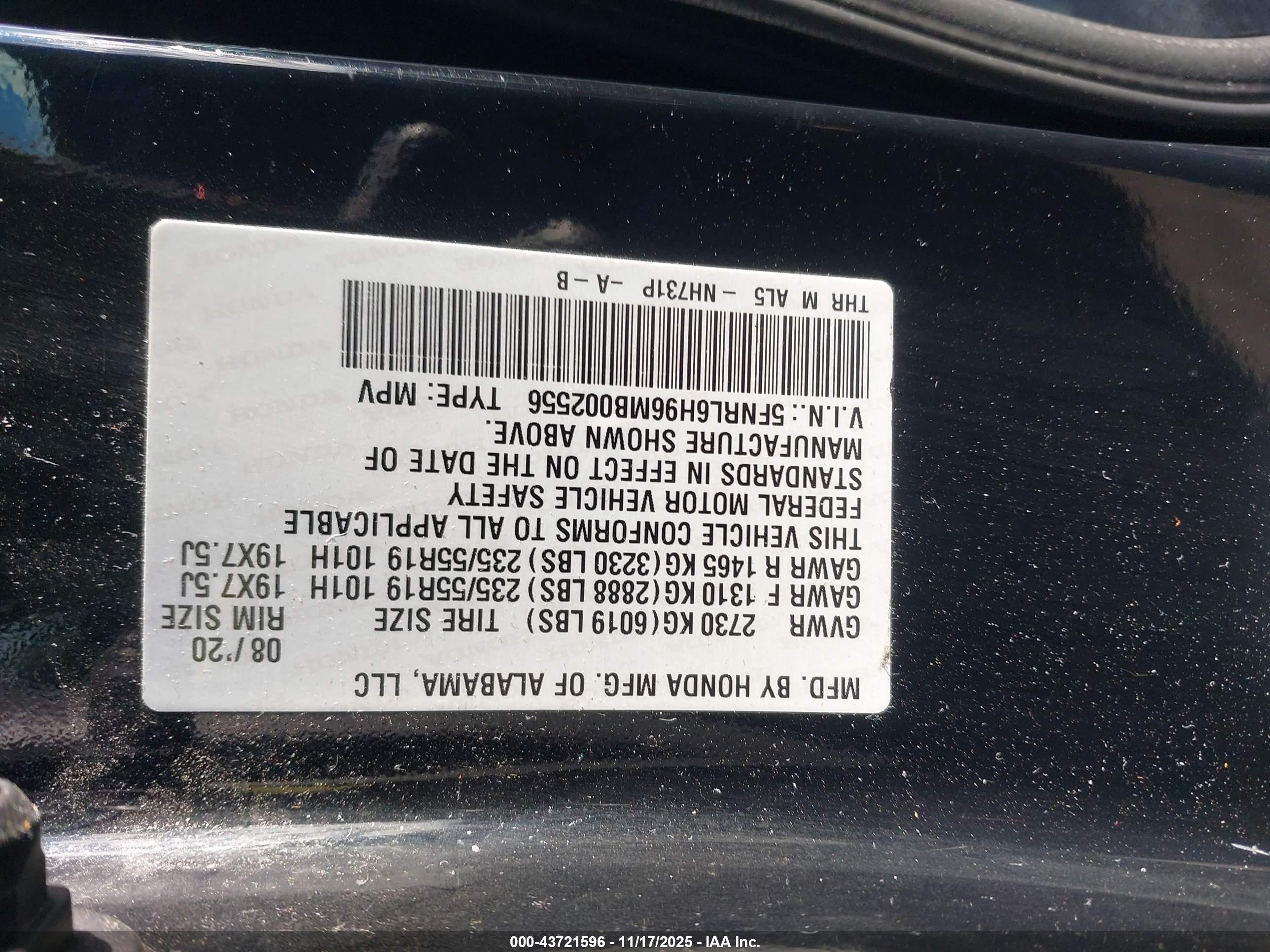 HONDA ODYSSEY image 9
