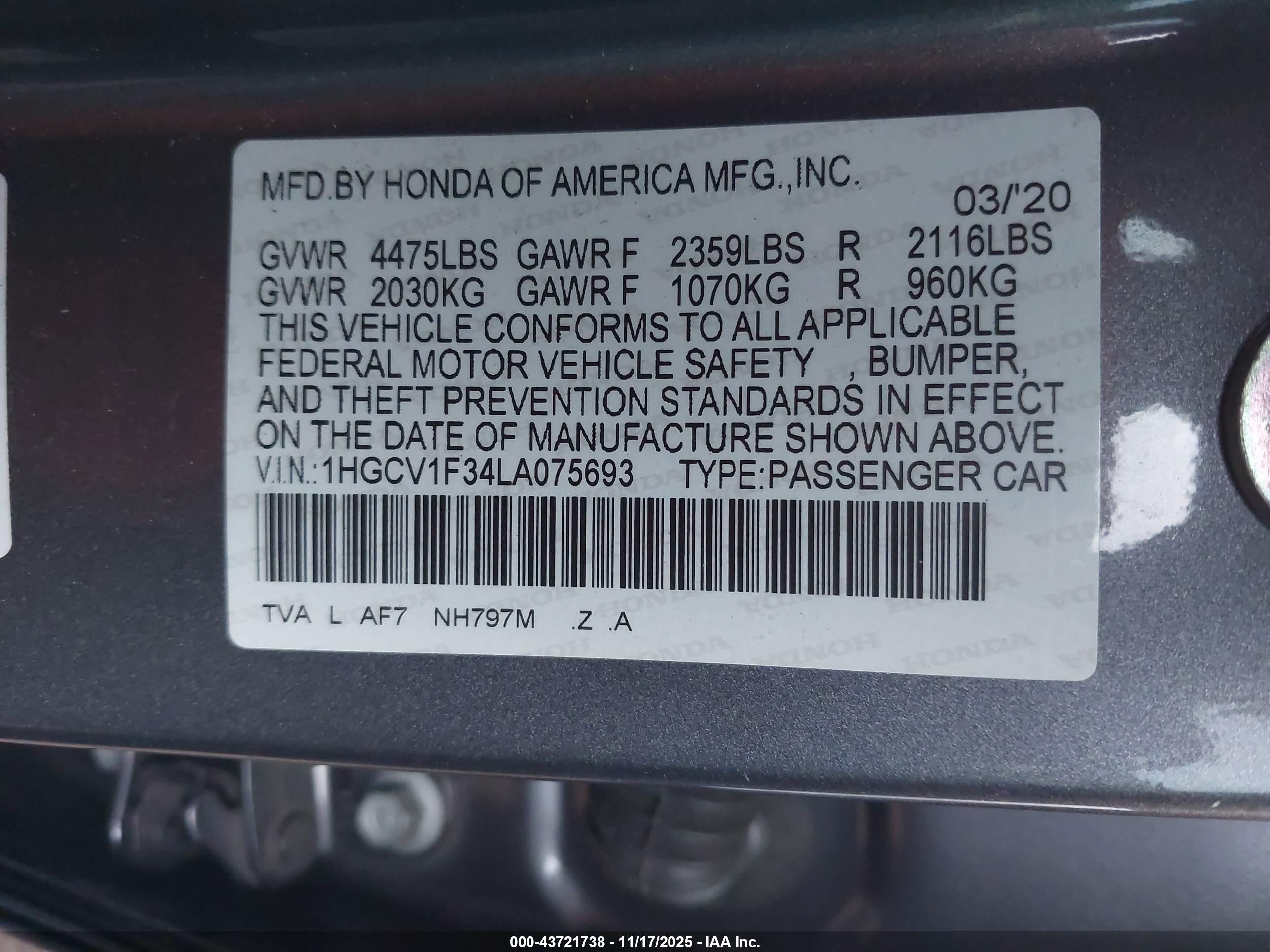 HONDA ACCORD image 9