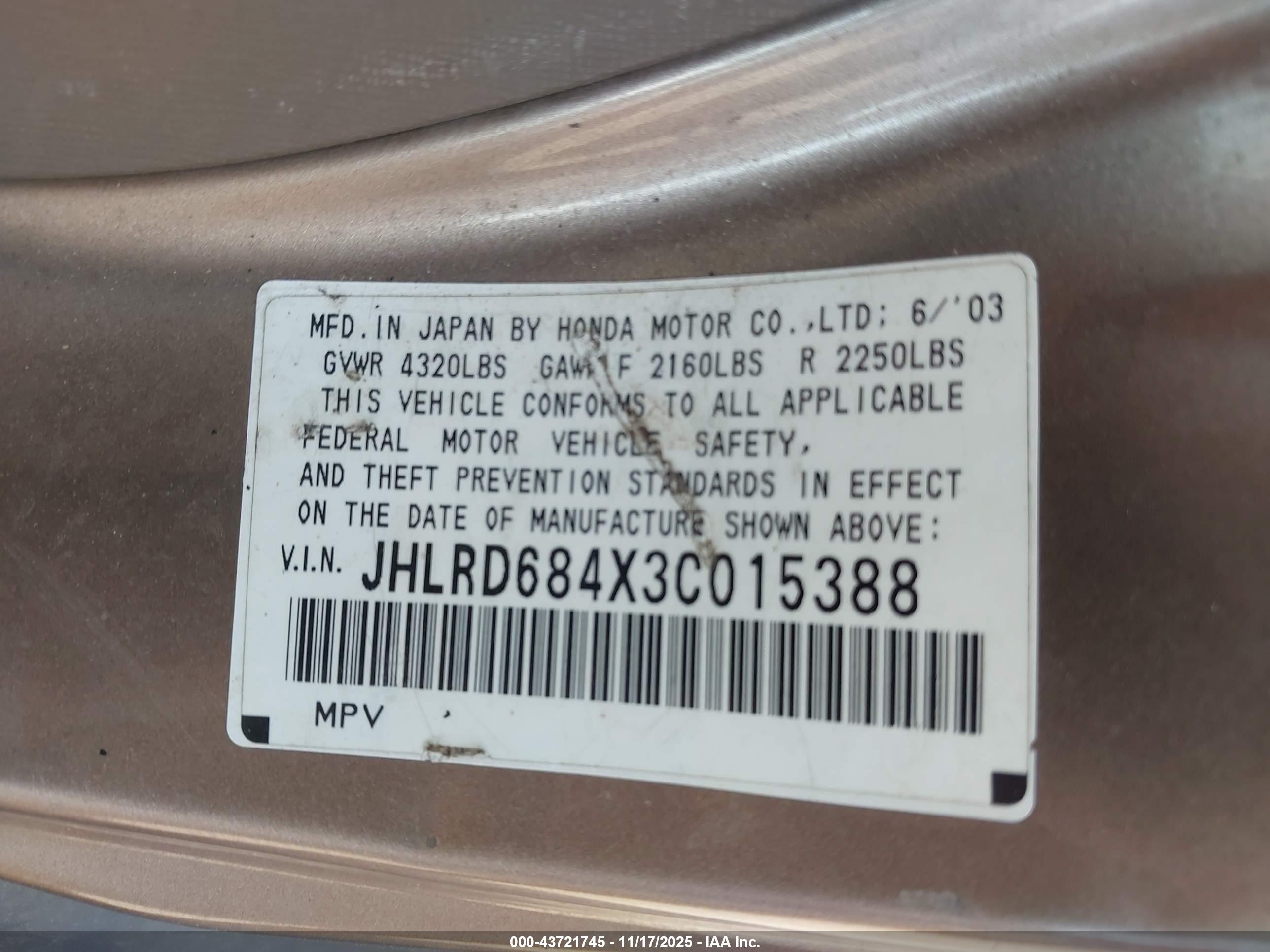 HONDA CR-V image 9