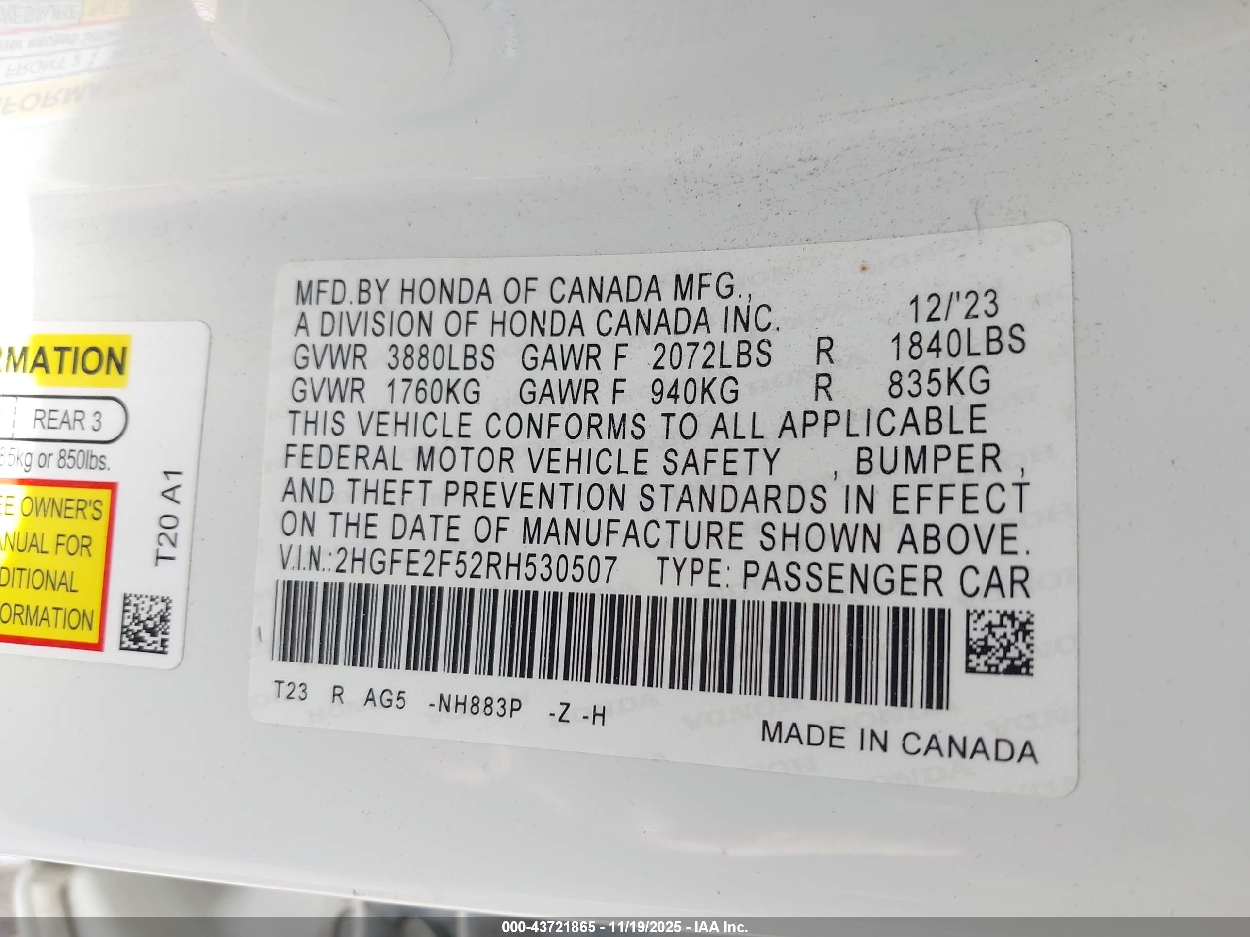 HONDA CIVIC image 9