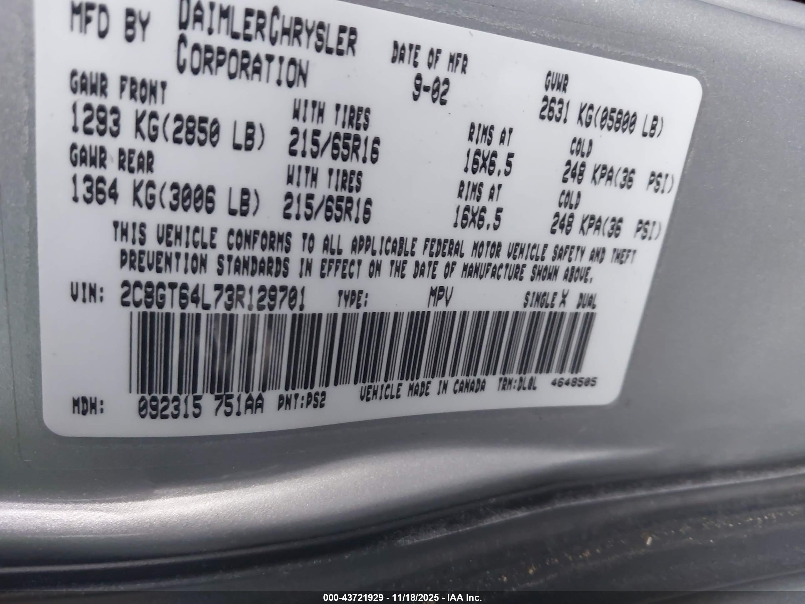 CHRYSLER TOWN image 9