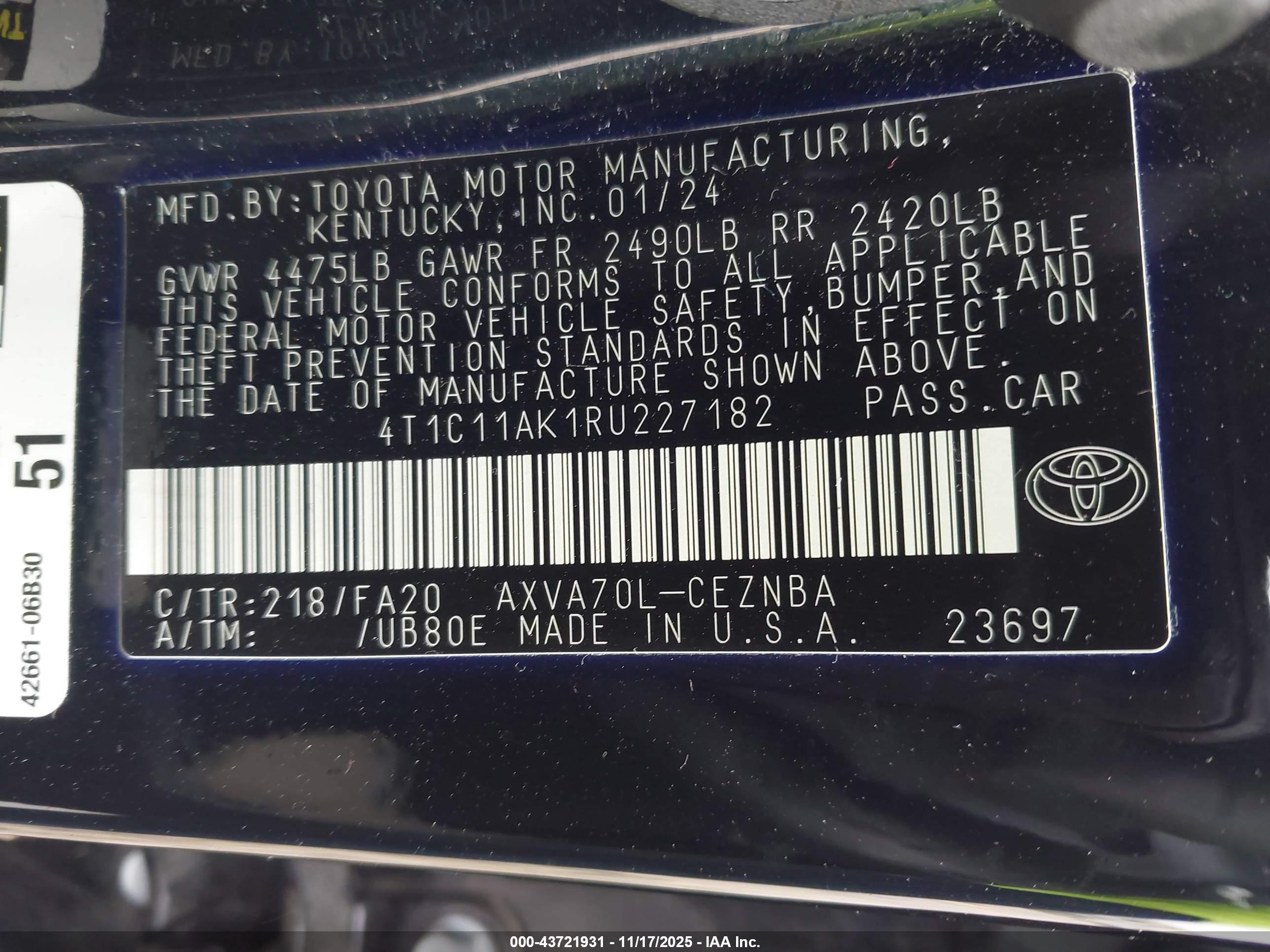 TOYOTA CAMRY image 9