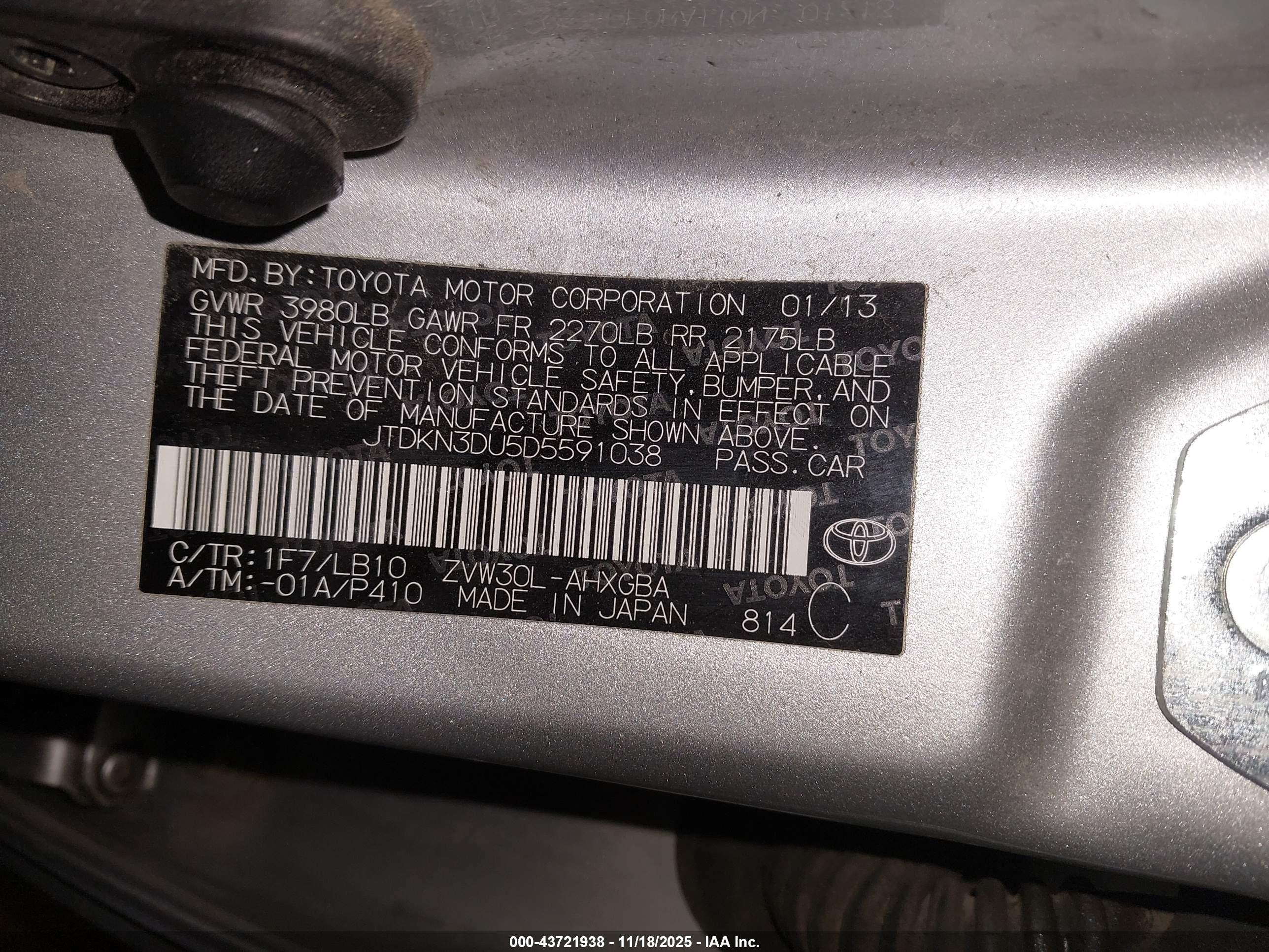 TOYOTA PRIUS image 9