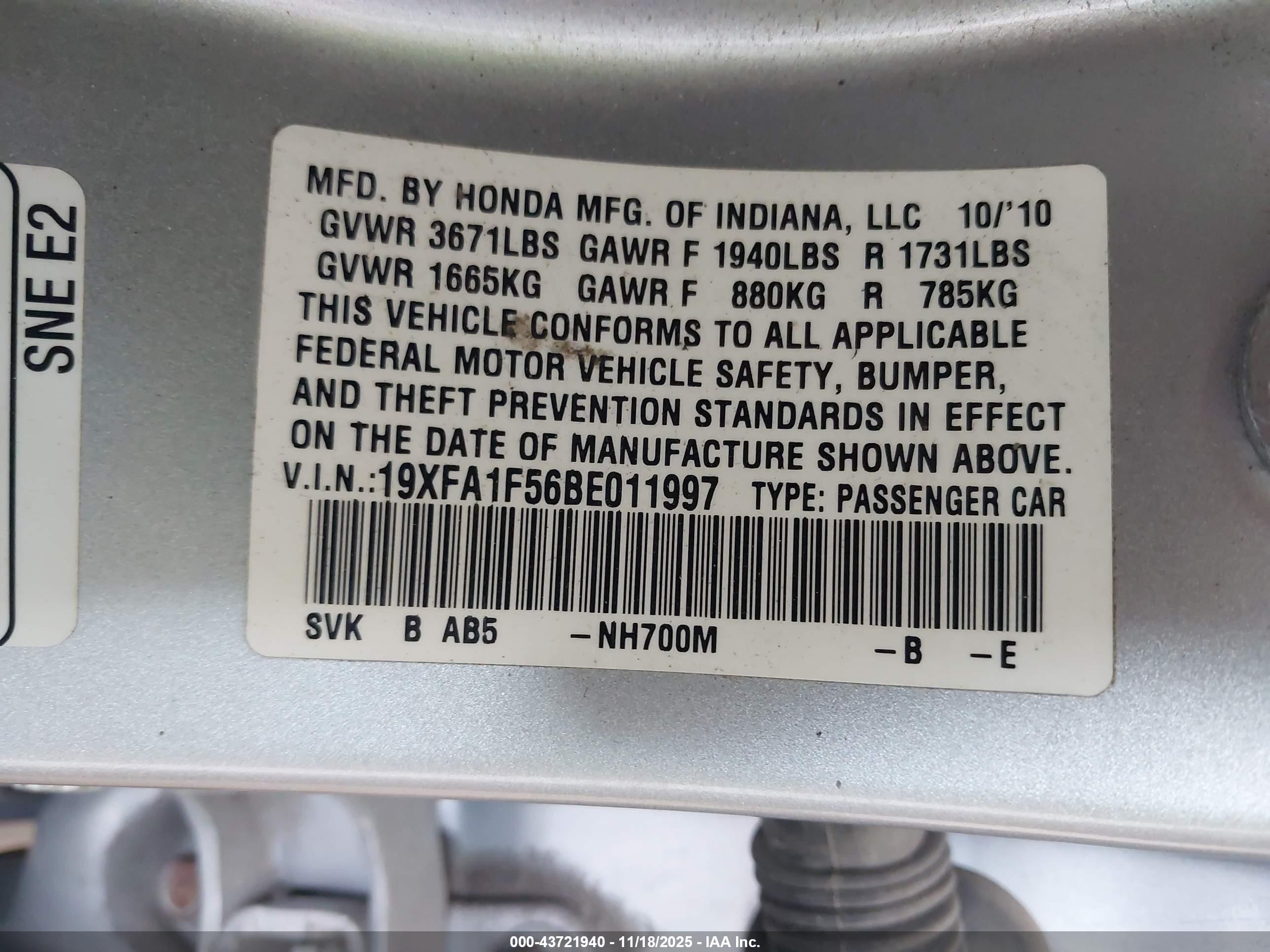 HONDA CIVIC image 9