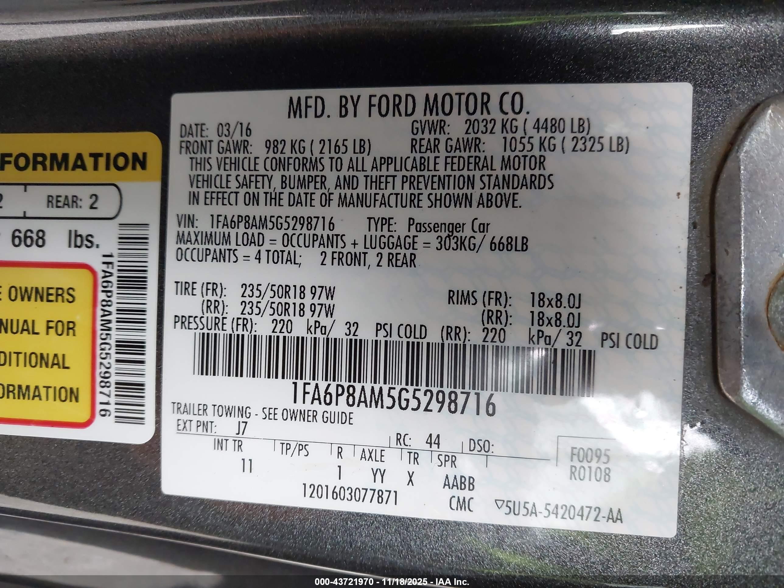 FORD MUSTANG image 9