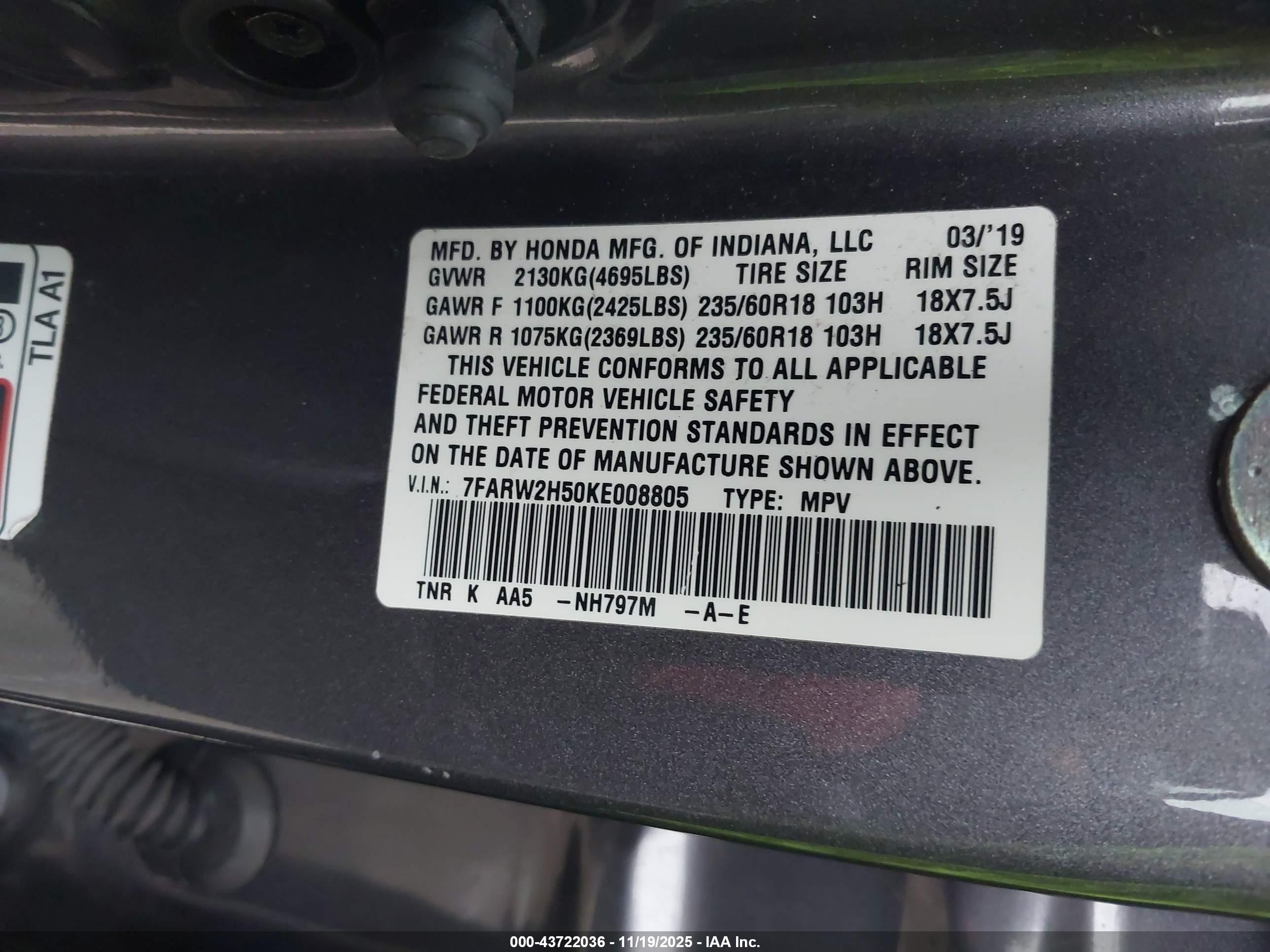 HONDA CR-V image 9
