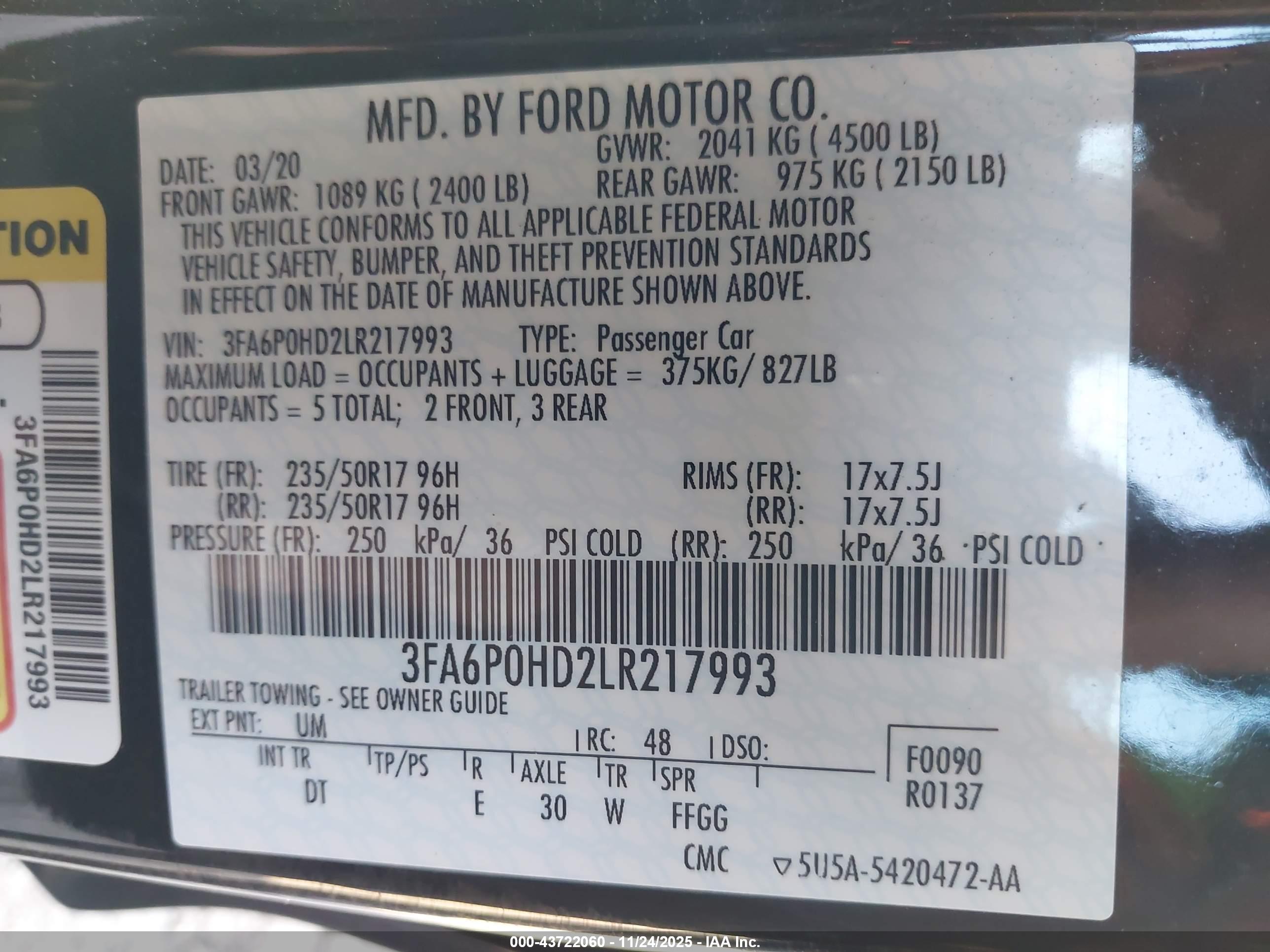 FORD FUSION image 9