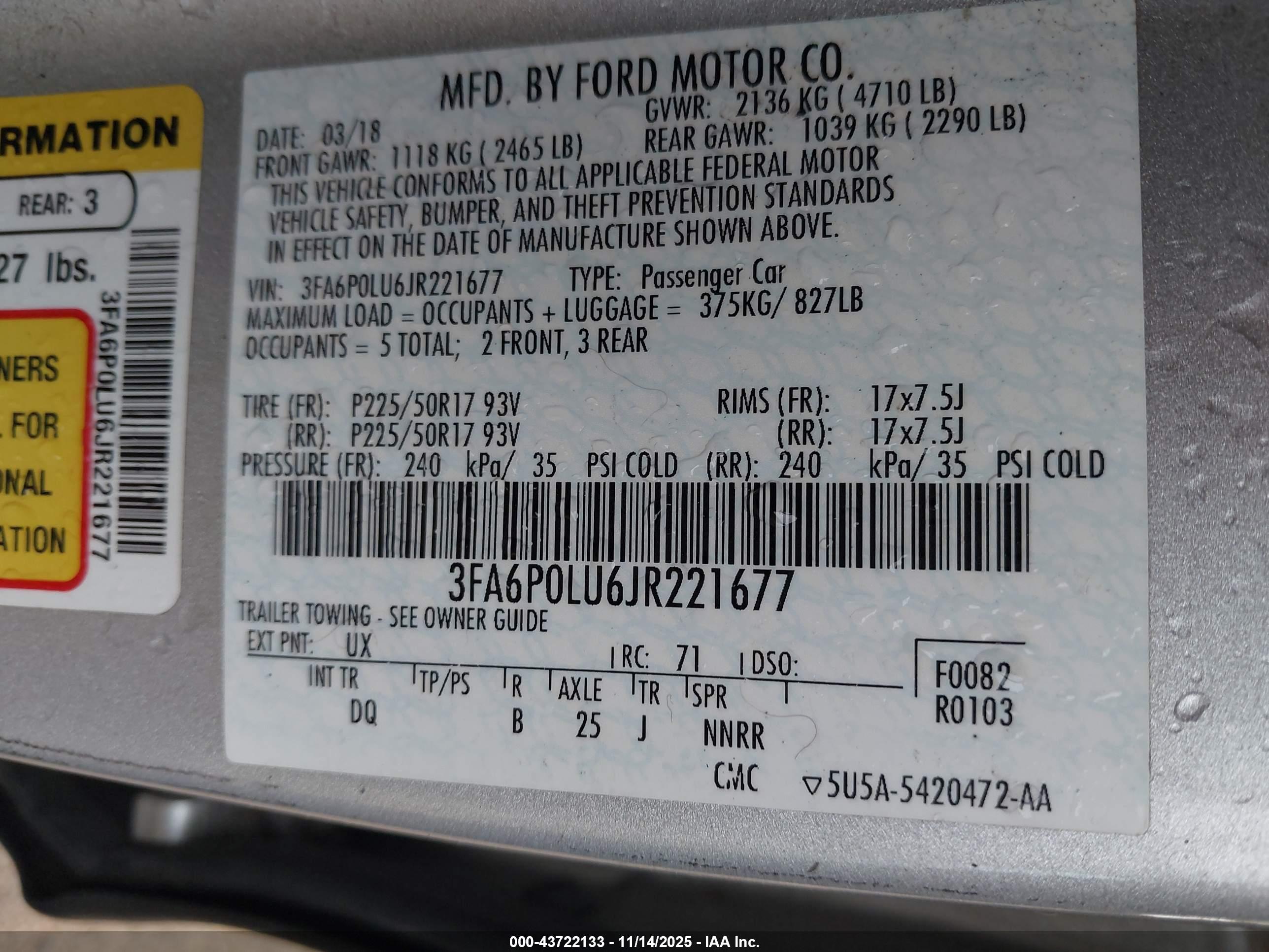 FORD FUSION image 9