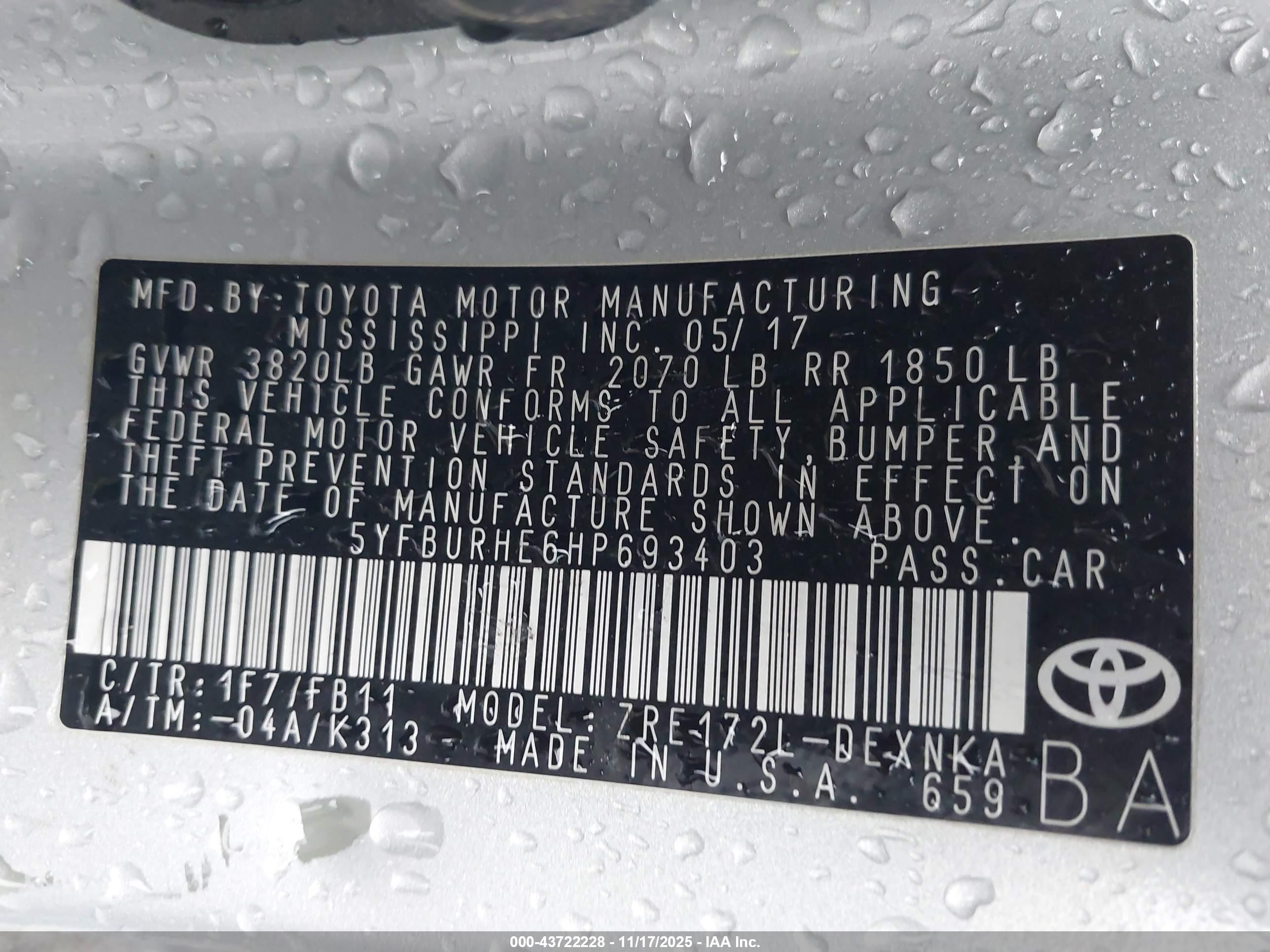 TOYOTA COROLLA image 9