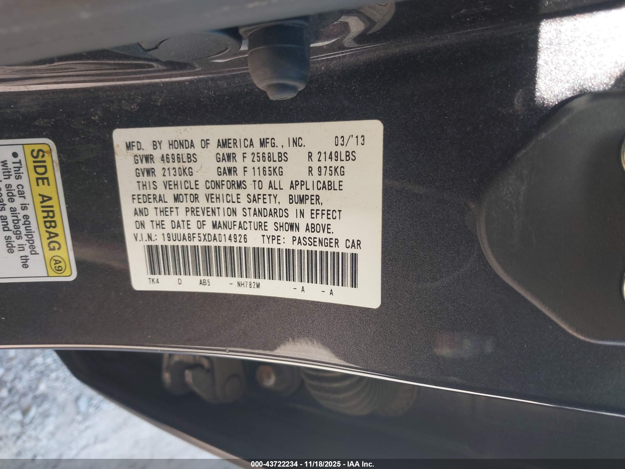 ACURA TL image 9