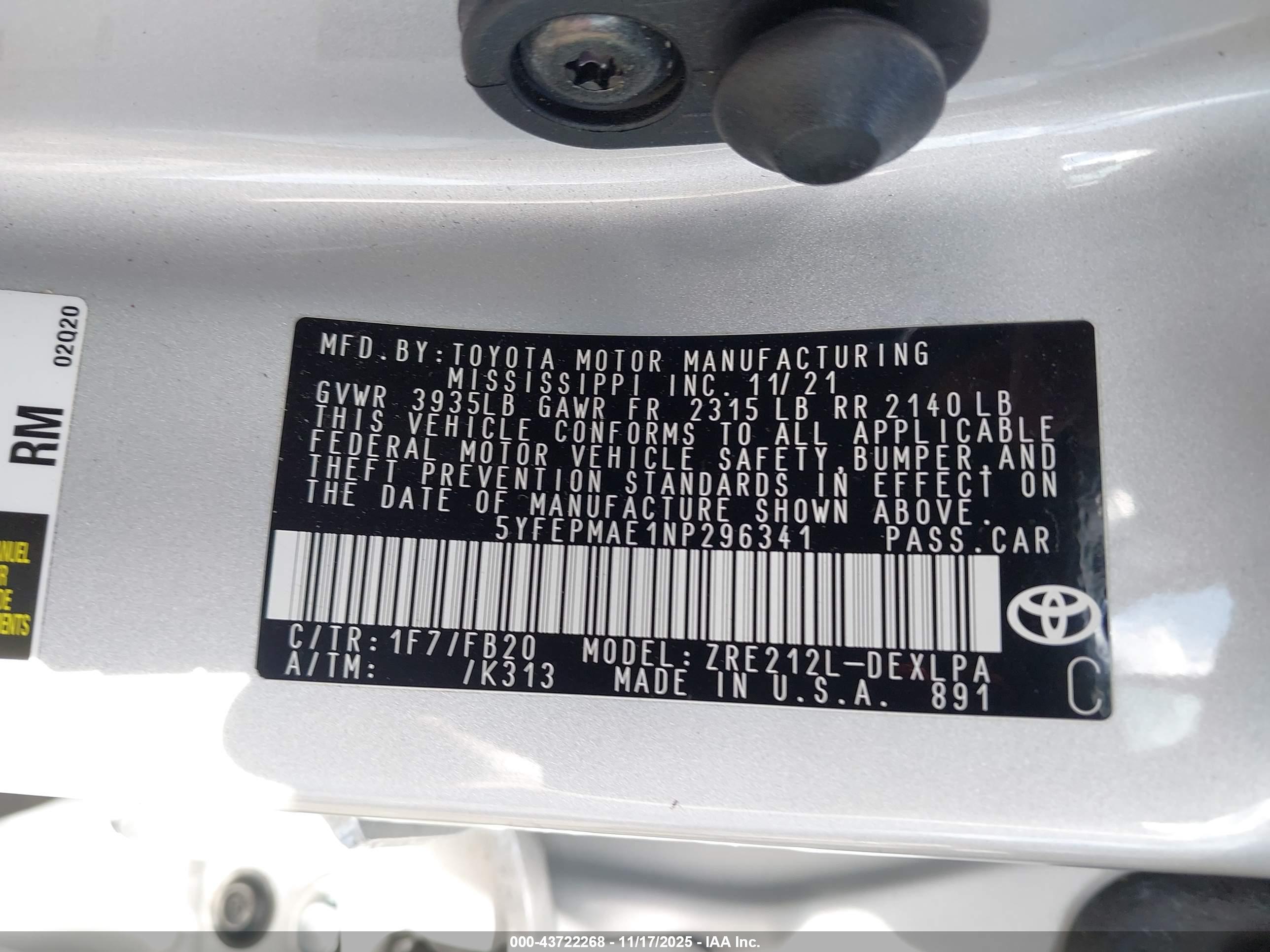 TOYOTA COROLLA image 9
