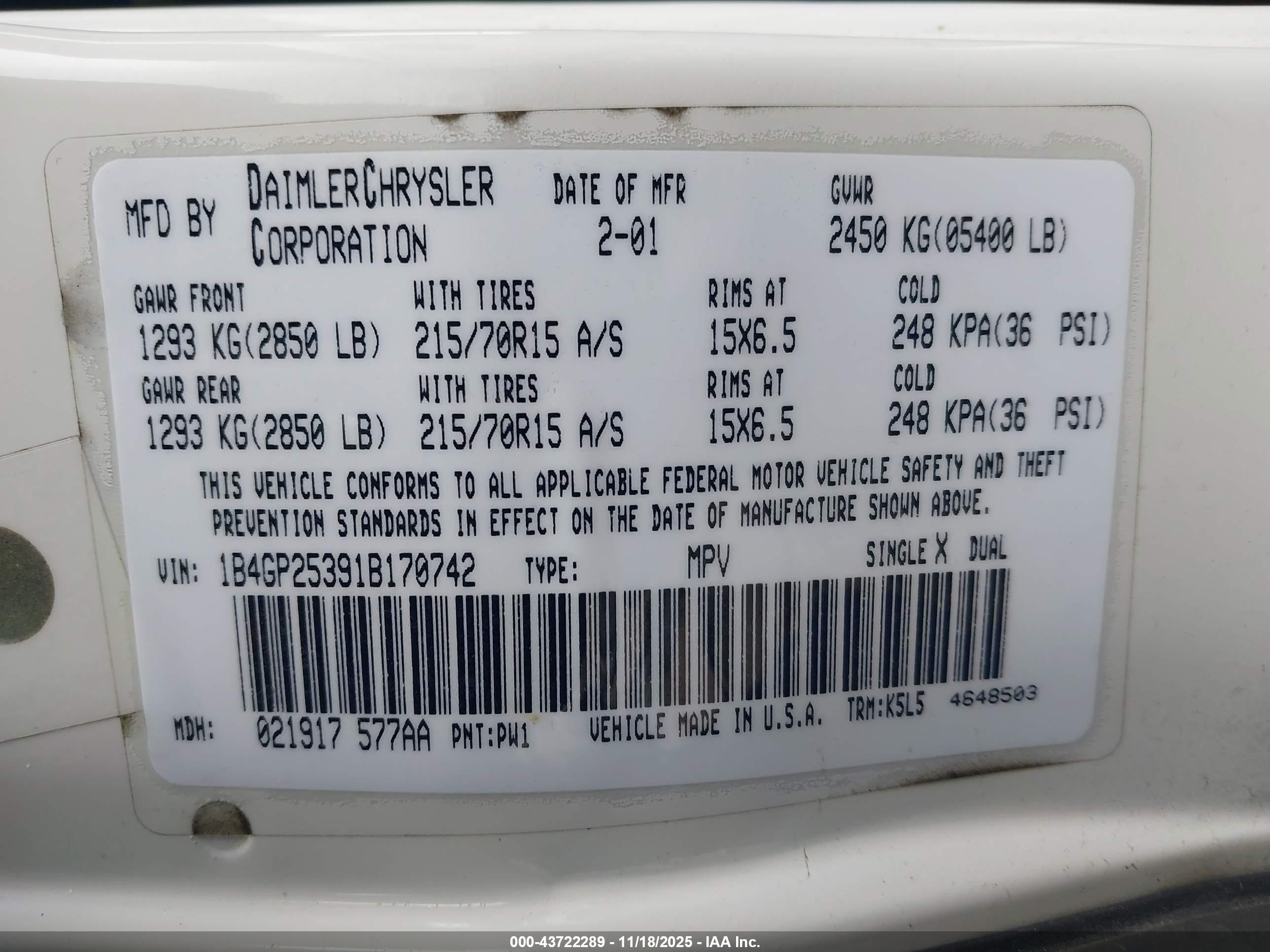 DODGE CARAVAN image 9
