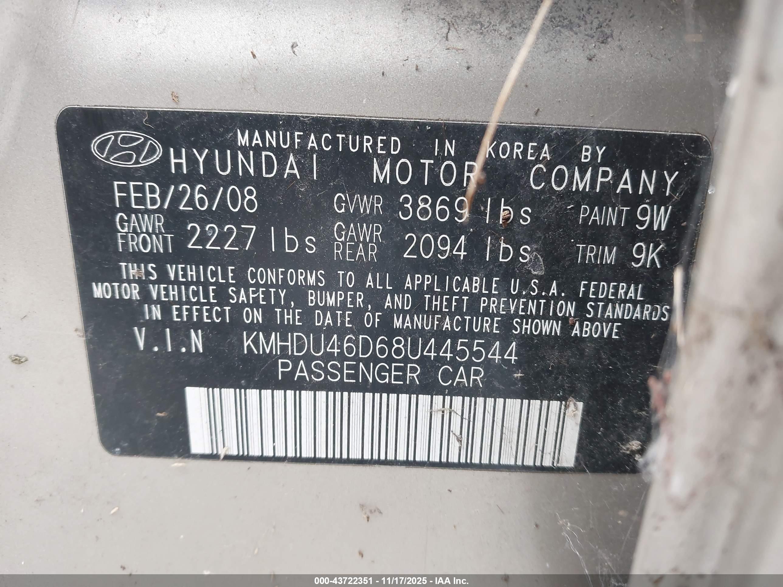 HYUNDAI ELANTRA image 9