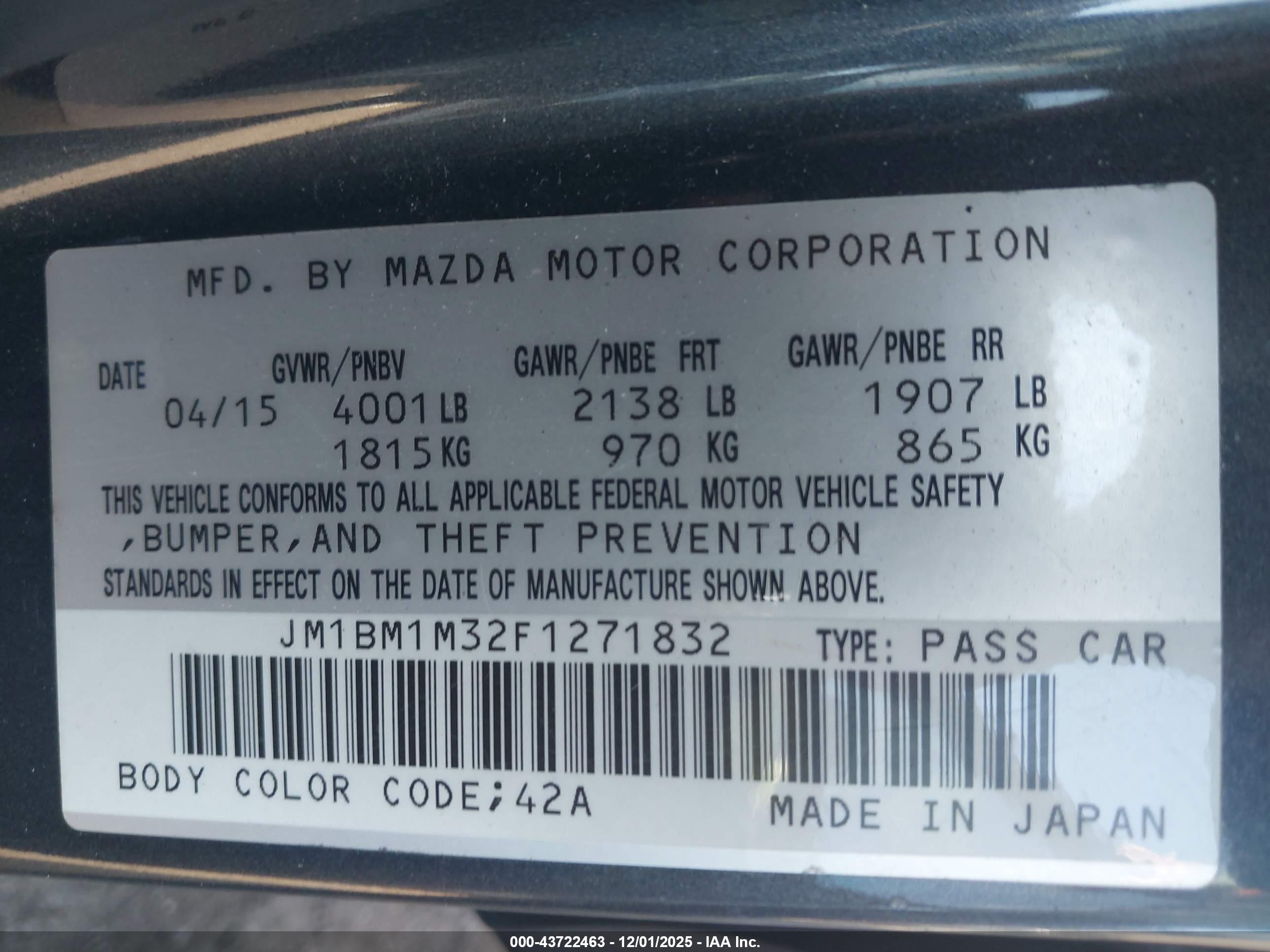 MAZDA MAZDA3 image 9