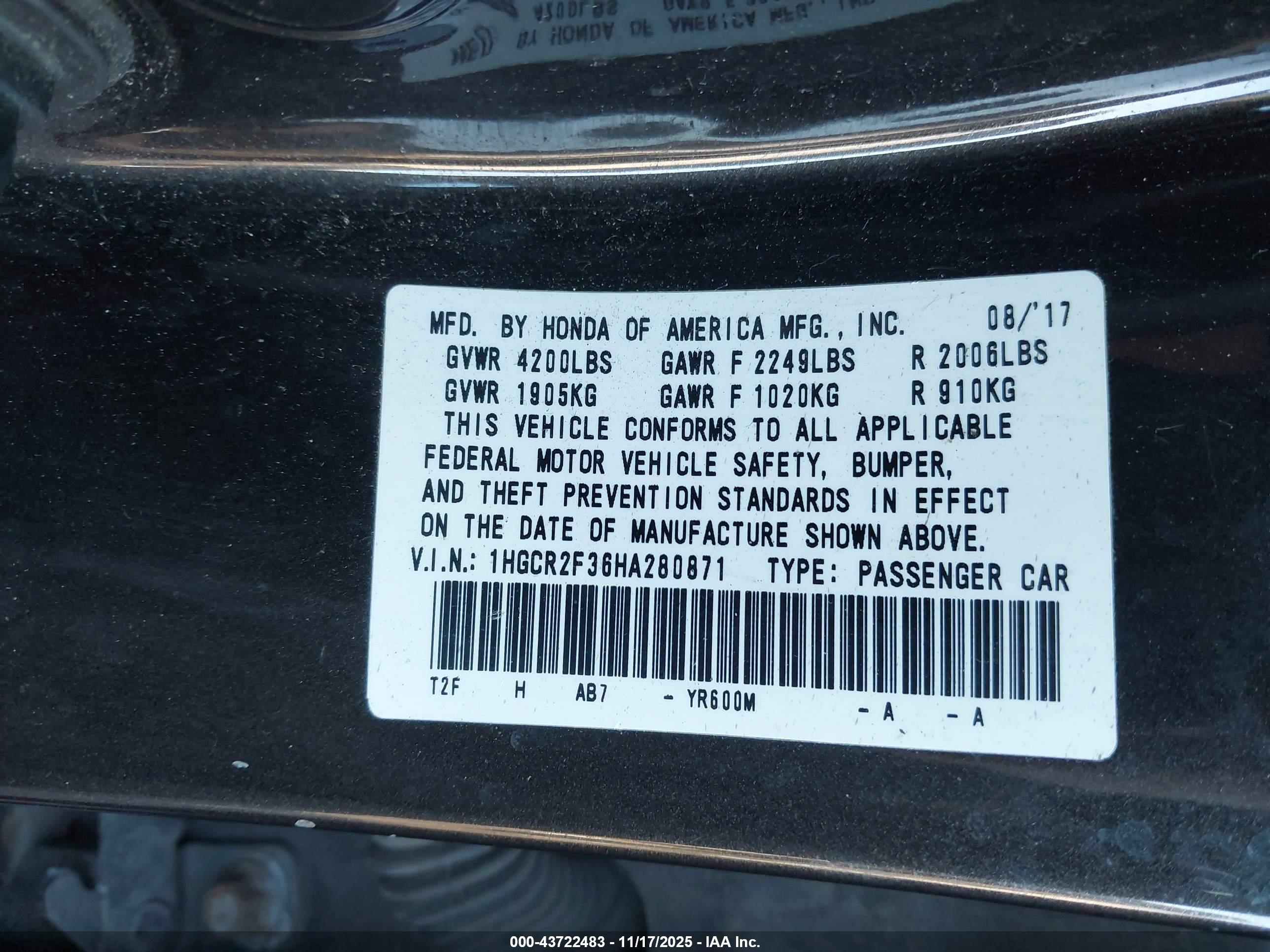 HONDA ACCORD image 9