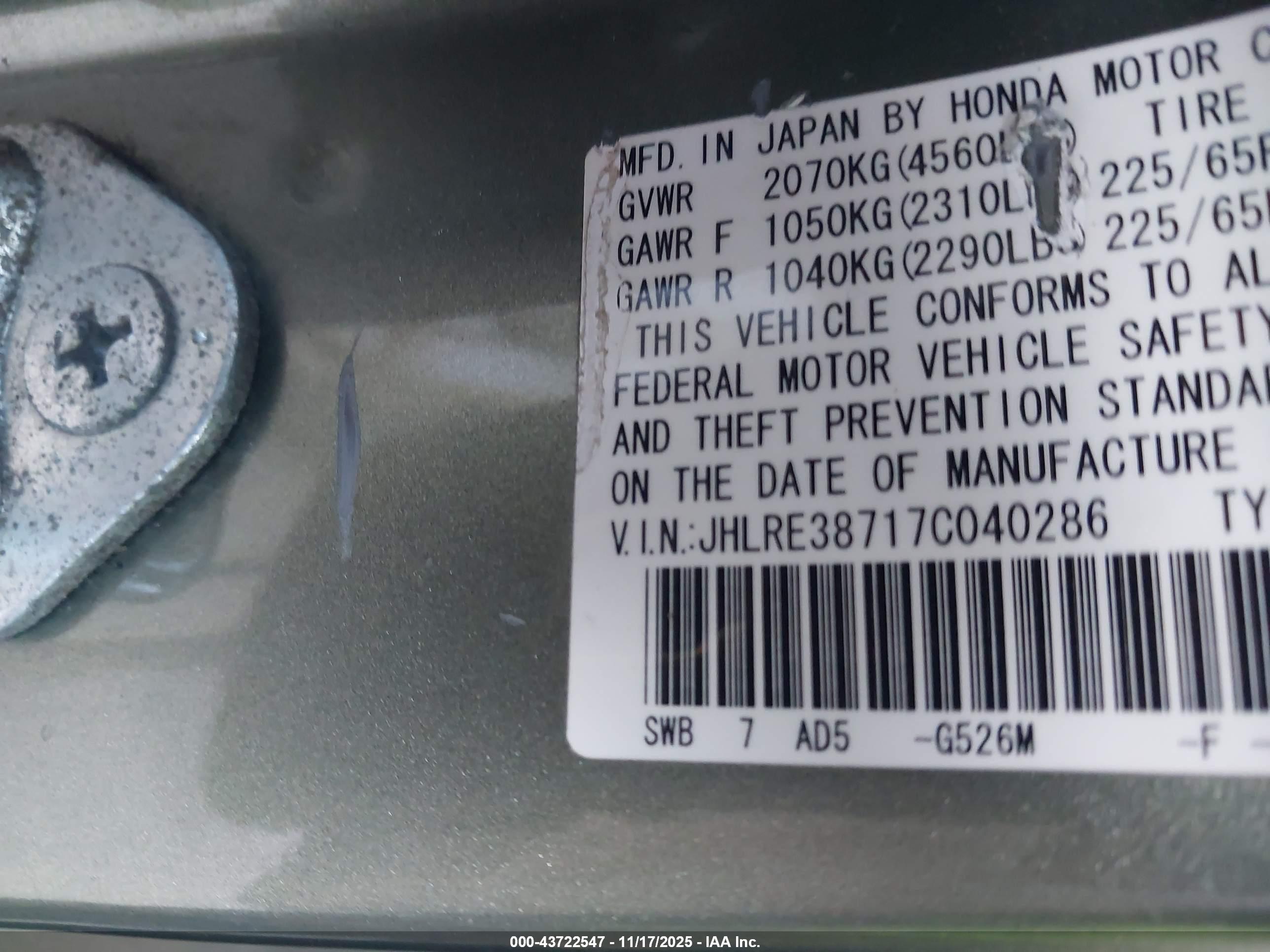 HONDA CR-V image 9