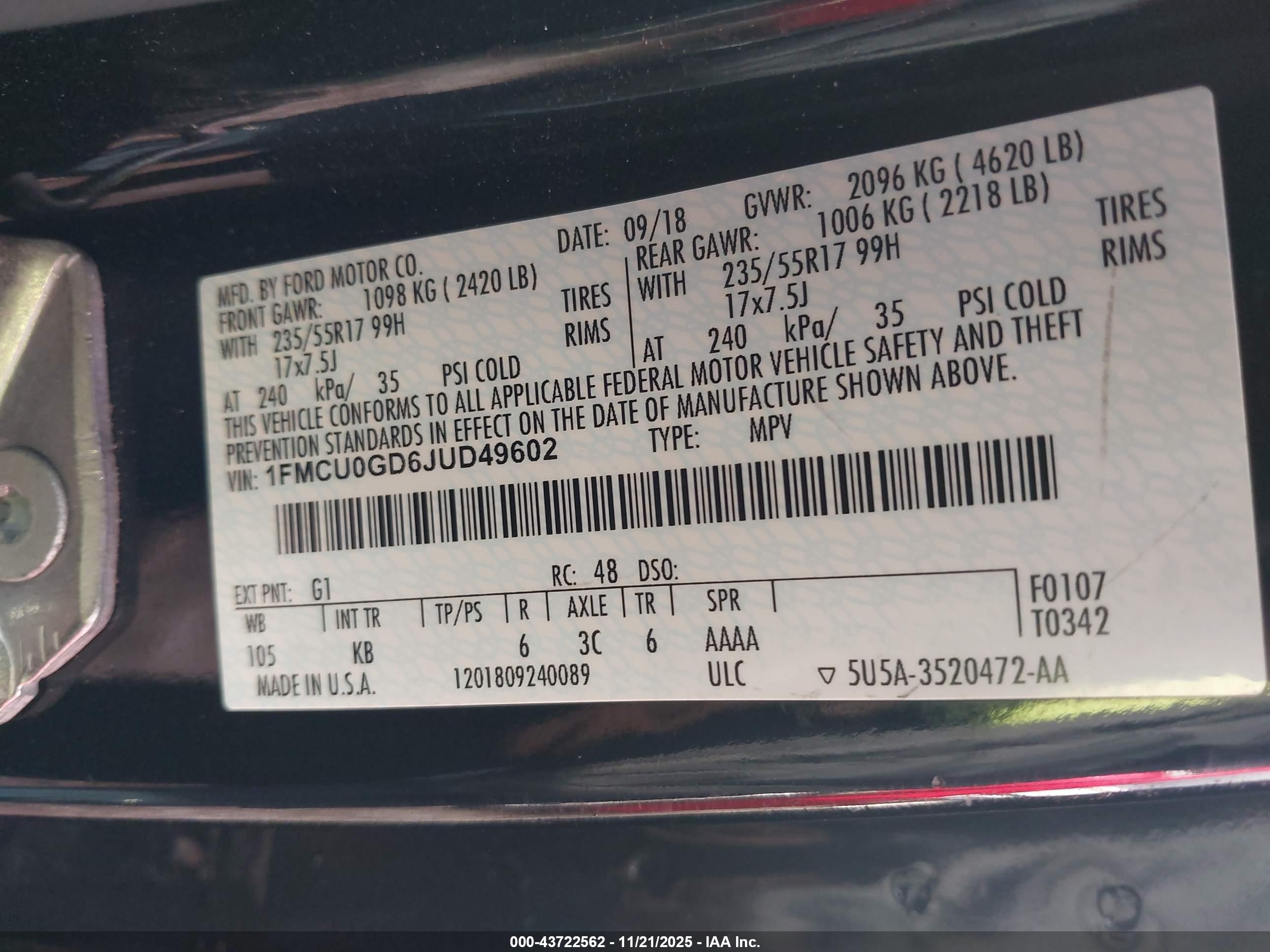 FORD ESCAPE image 9