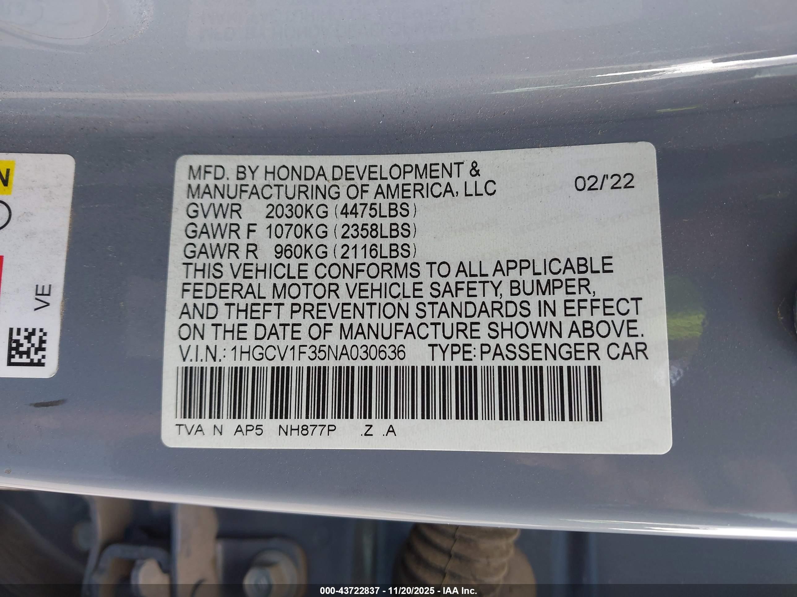 HONDA ACCORD image 9