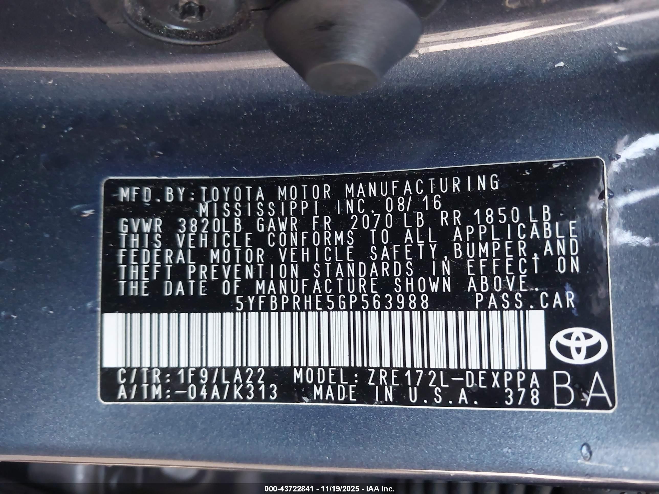 TOYOTA COROLLA image 9