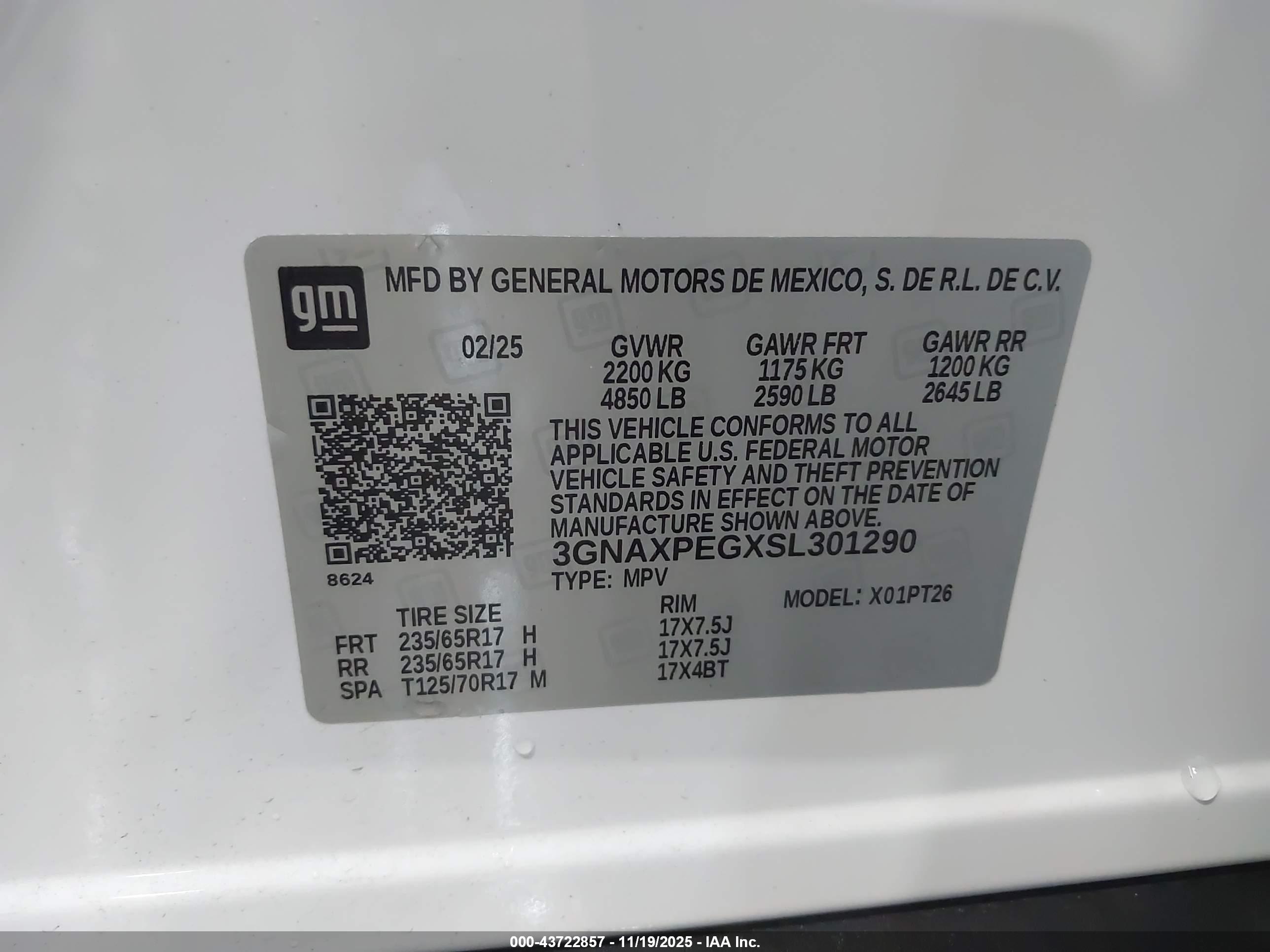 CHEVROLET EQUINOX image 9