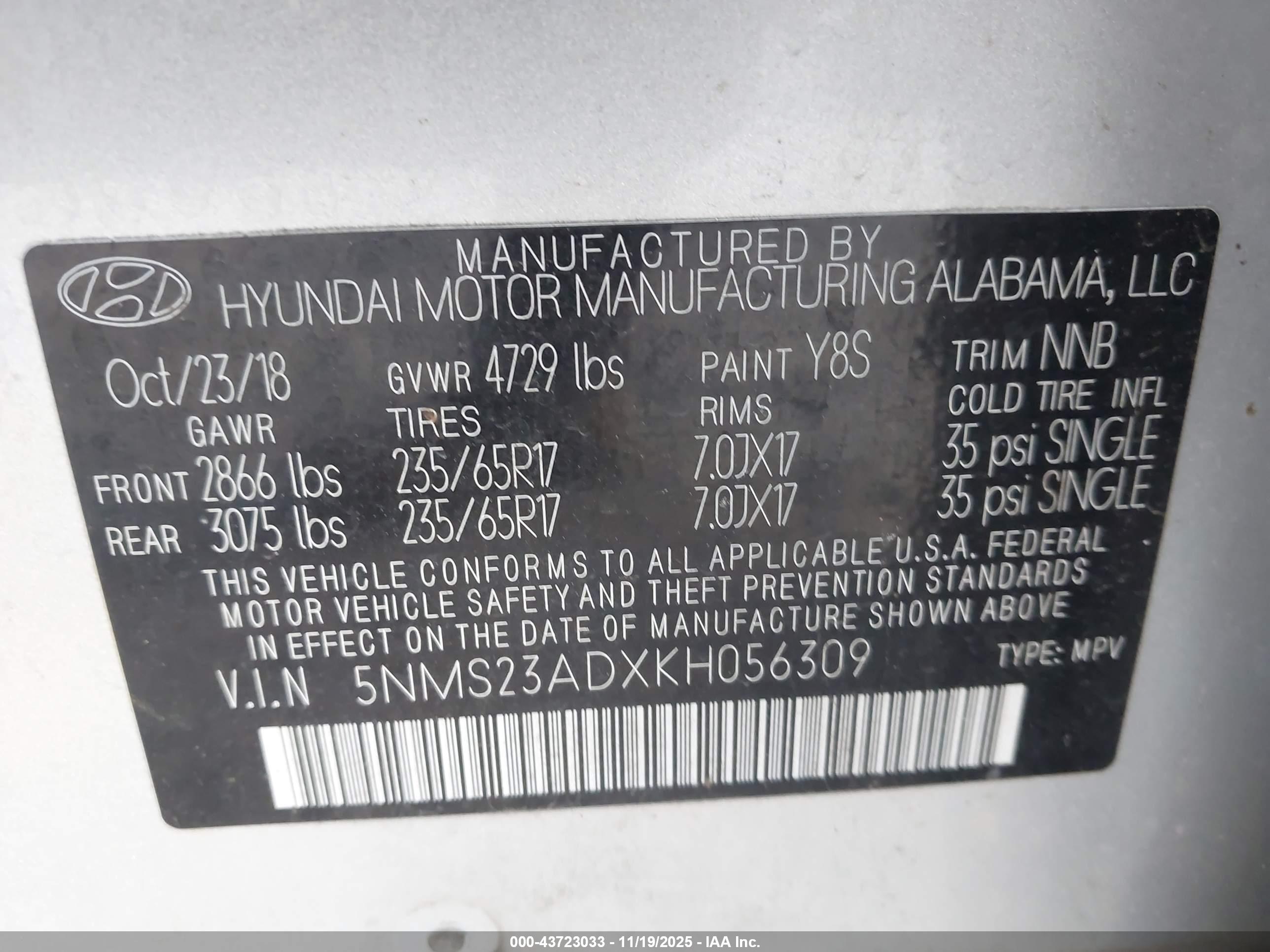 HYUNDAI SANTA image 9