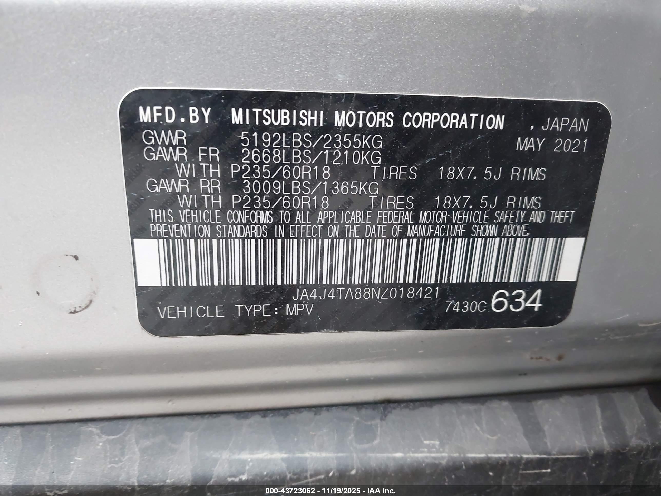 MITSUBISHI OUTLANDER image 9