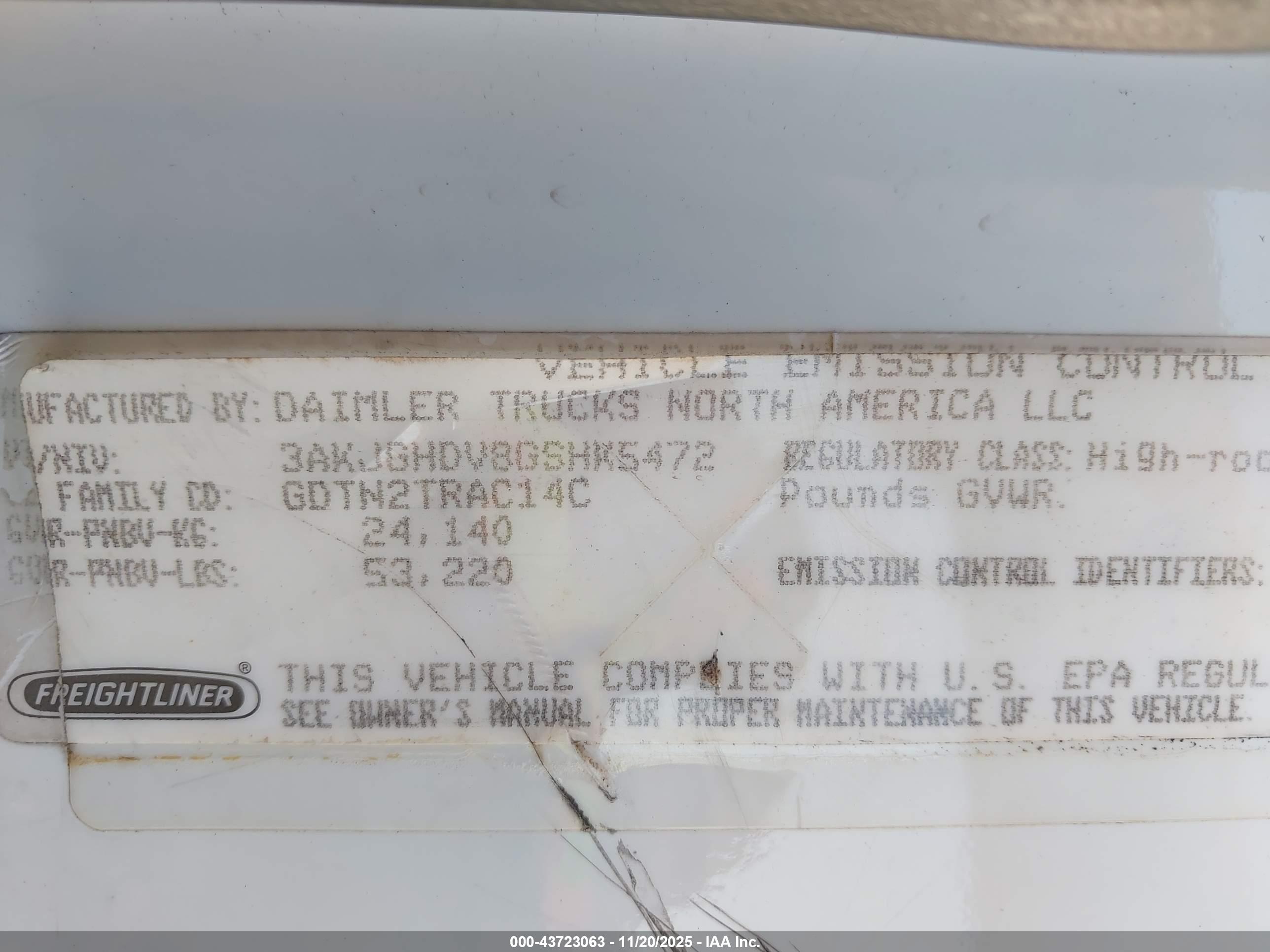 FREIGHTLINER CASCADIA image 9