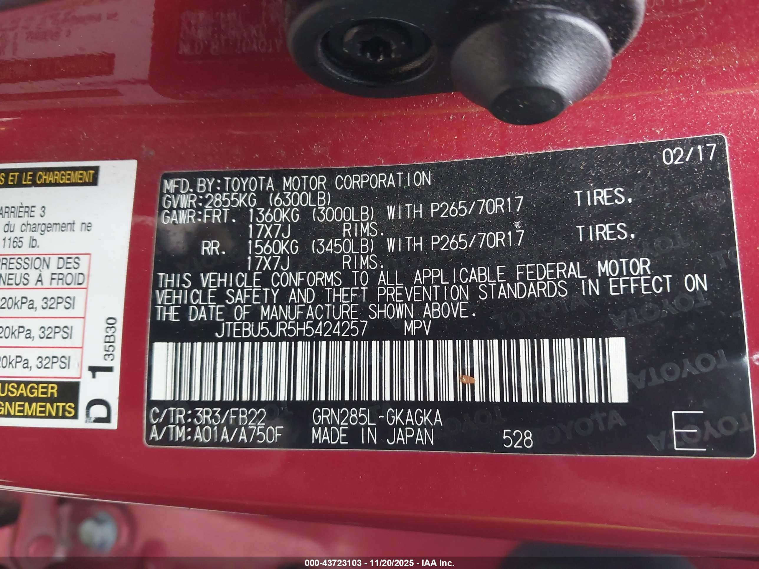 TOYOTA 4RUNNER image 9