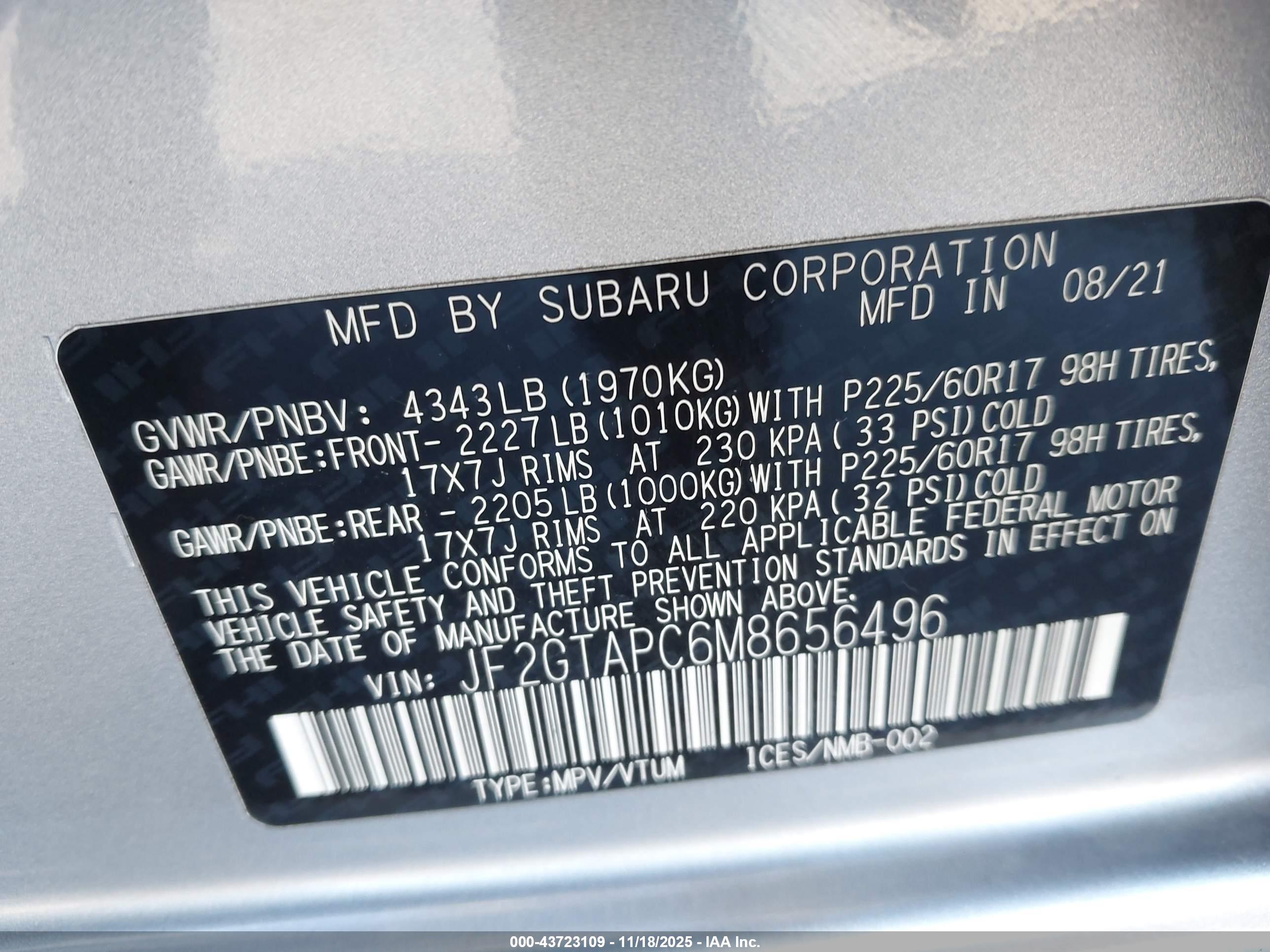 SUBARU CROSSTREK image 9