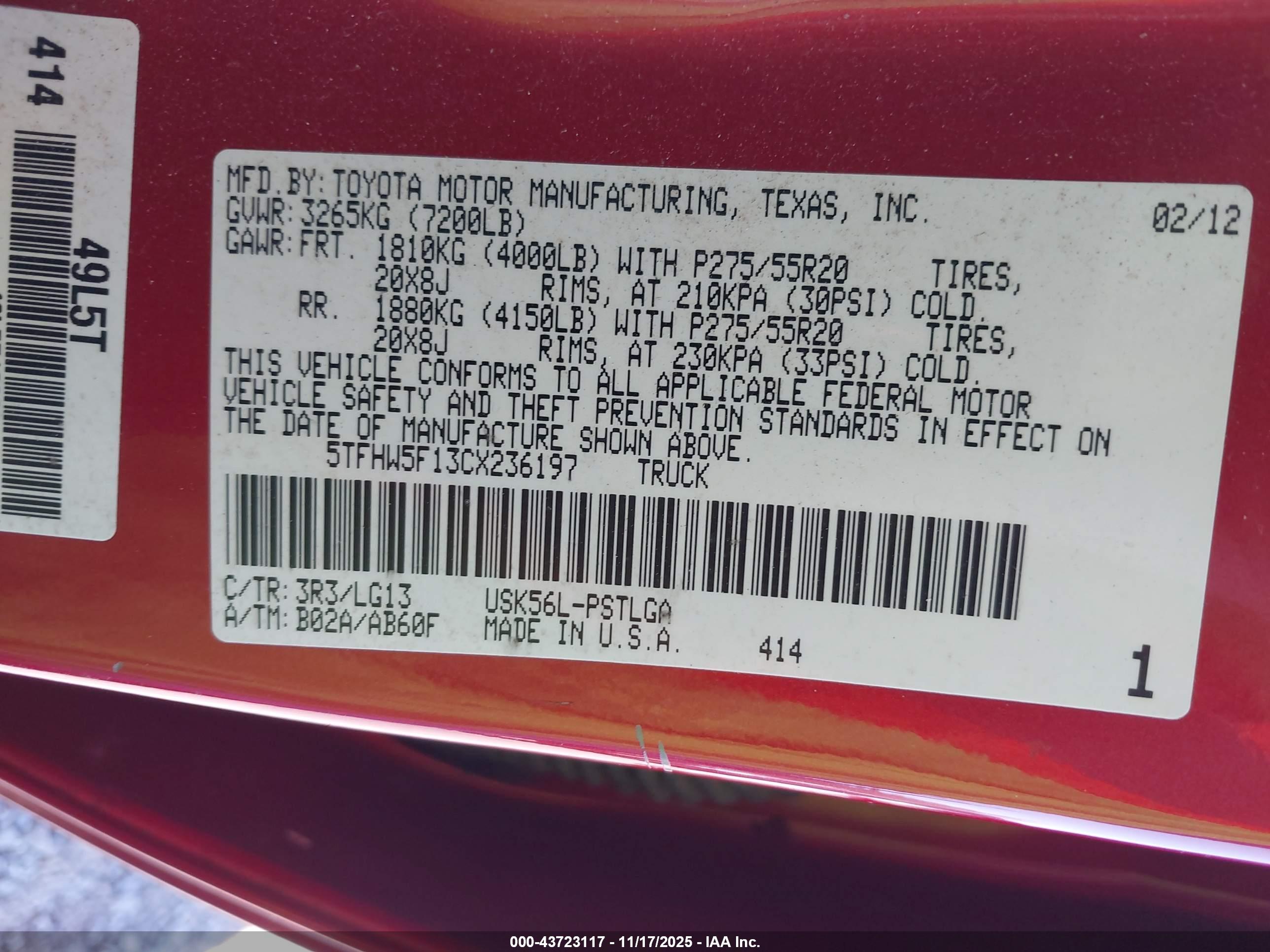 TOYOTA TUNDRA image 9