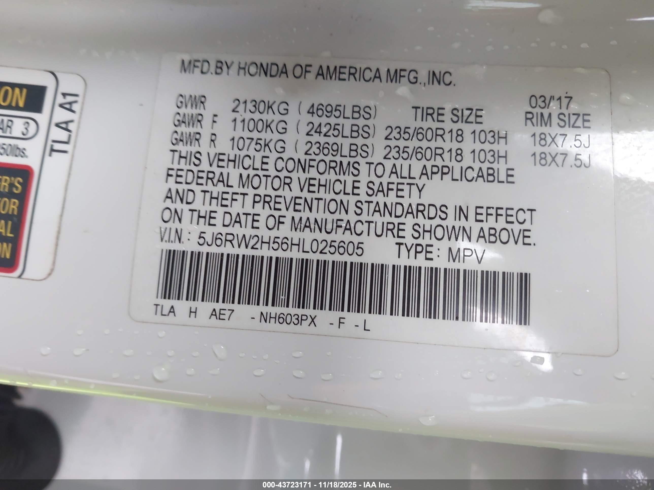 HONDA CR-V image 9