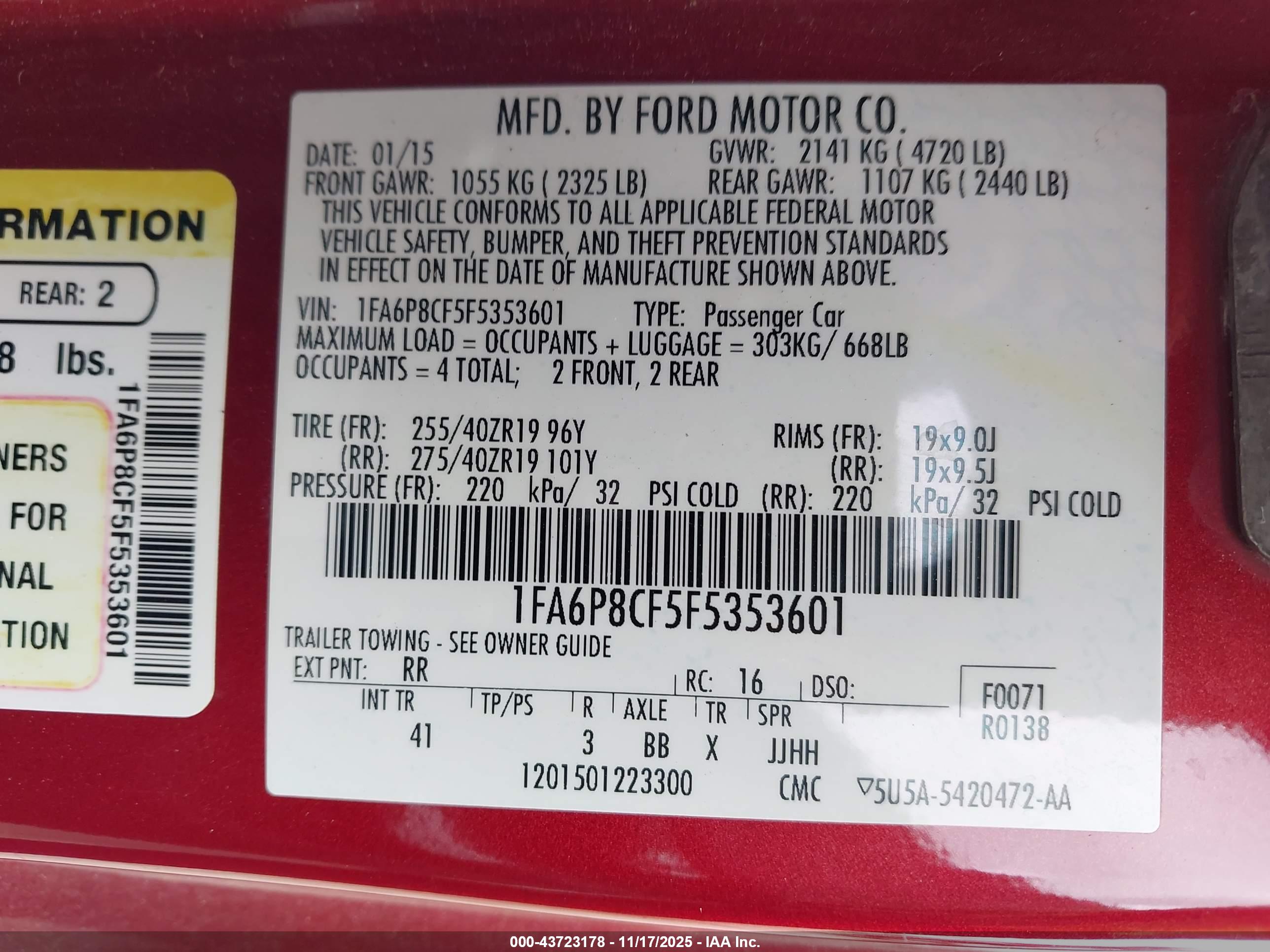 FORD MUSTANG image 9