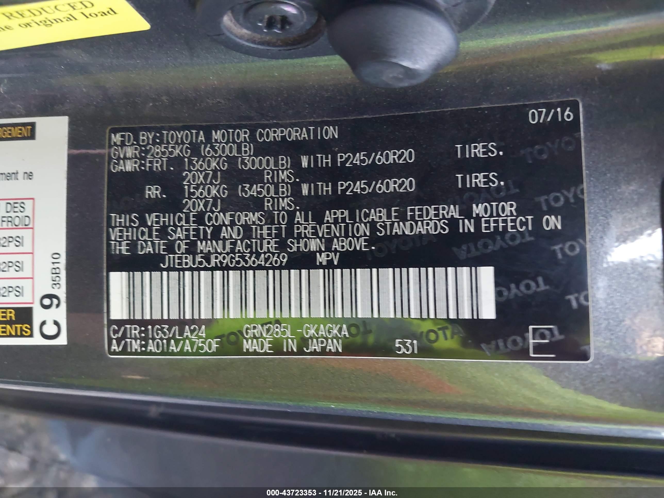 TOYOTA 4RUNNER image 9