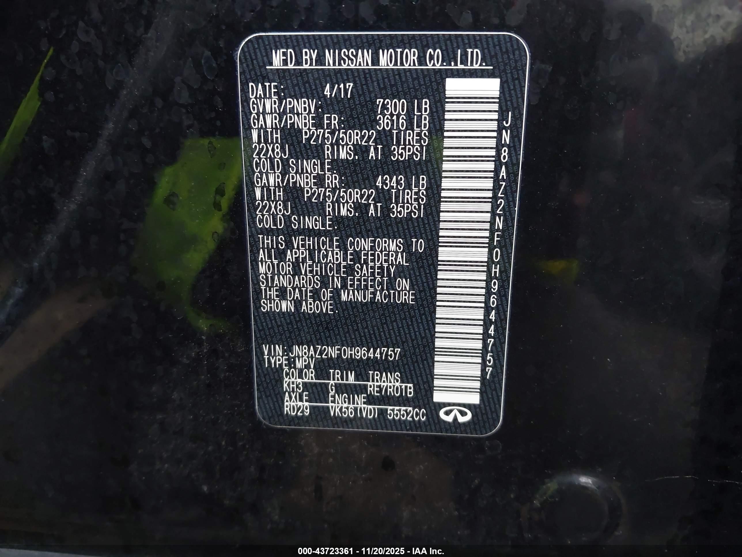 INFINITI QX80 image 9