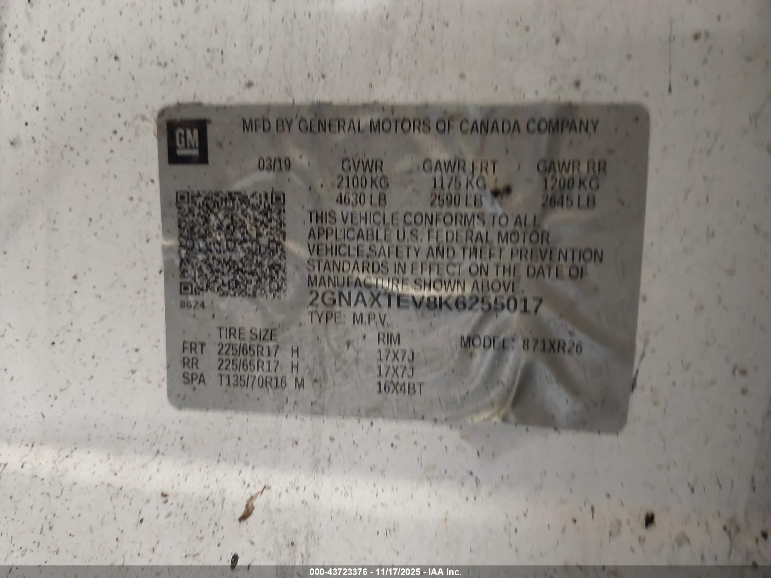 CHEVROLET EQUINOX image 9