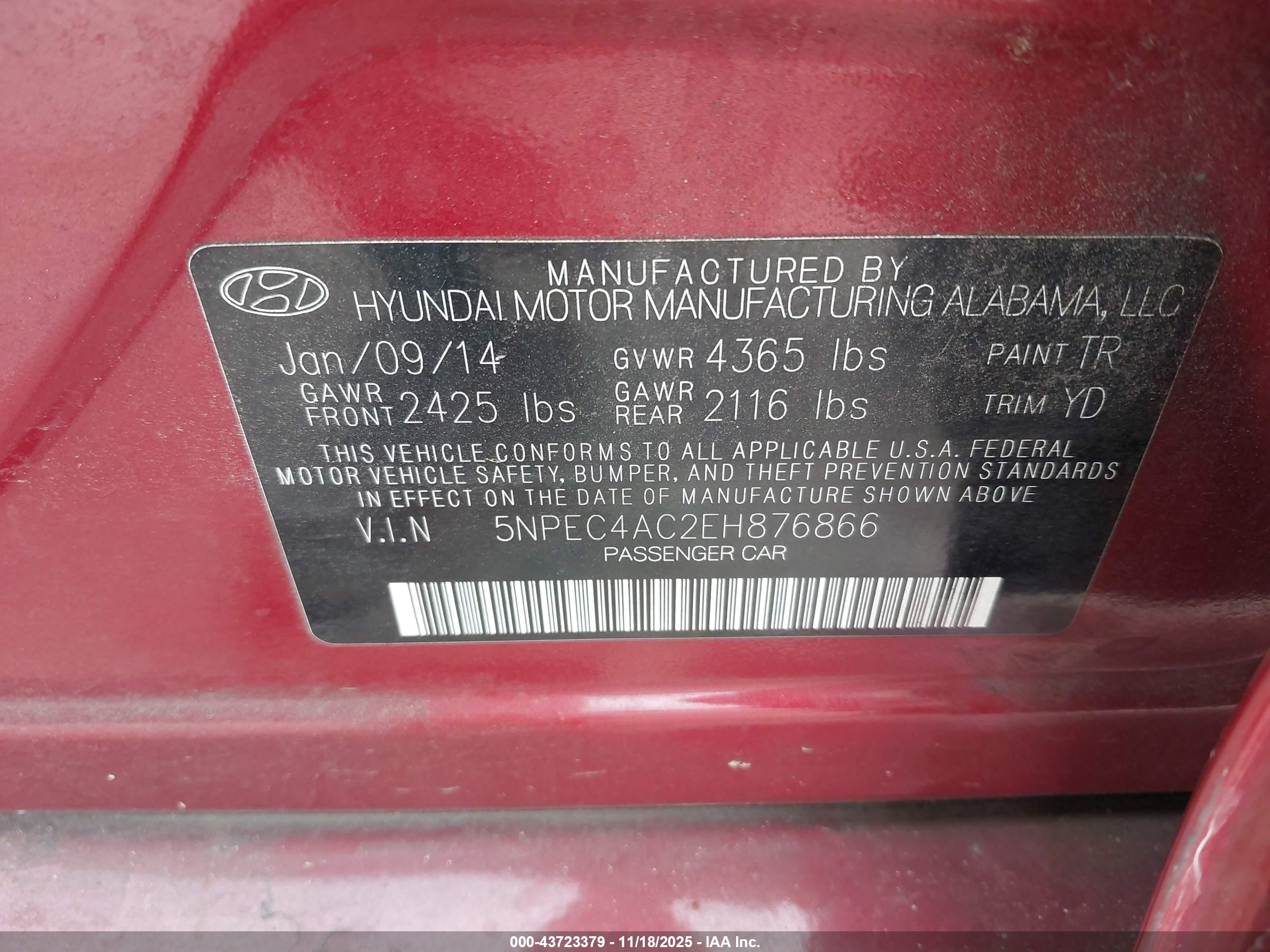 HYUNDAI SONATA image 9