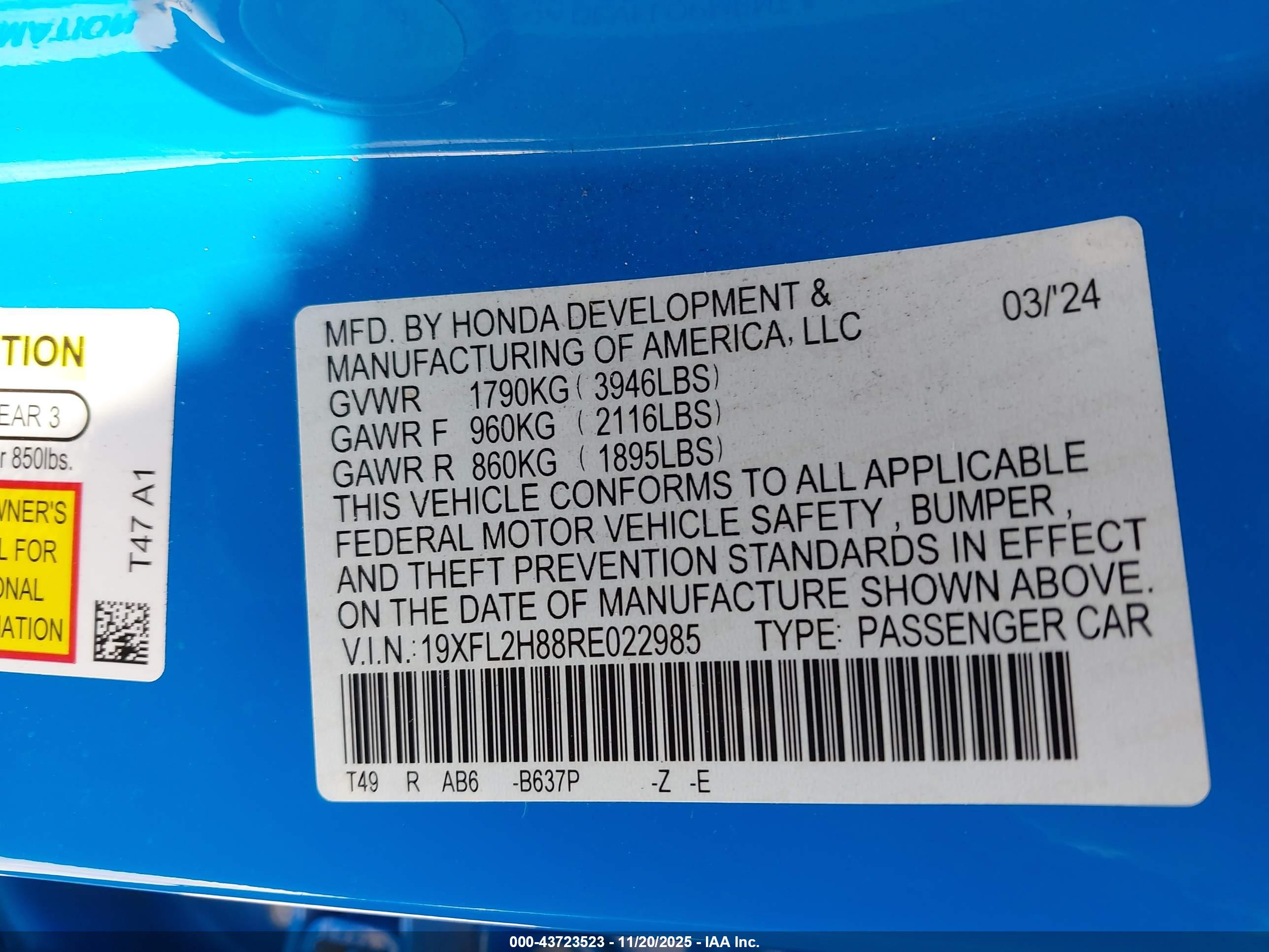 HONDA CIVIC image 9