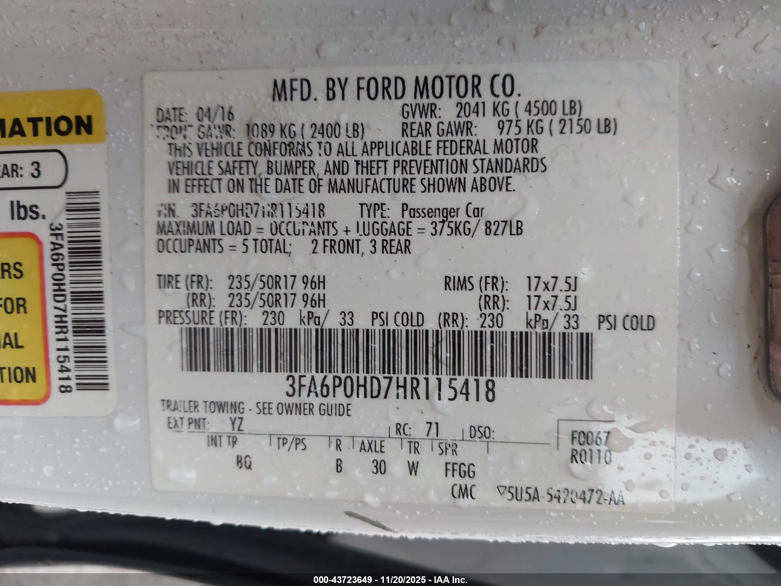 FORD FUSION image 9