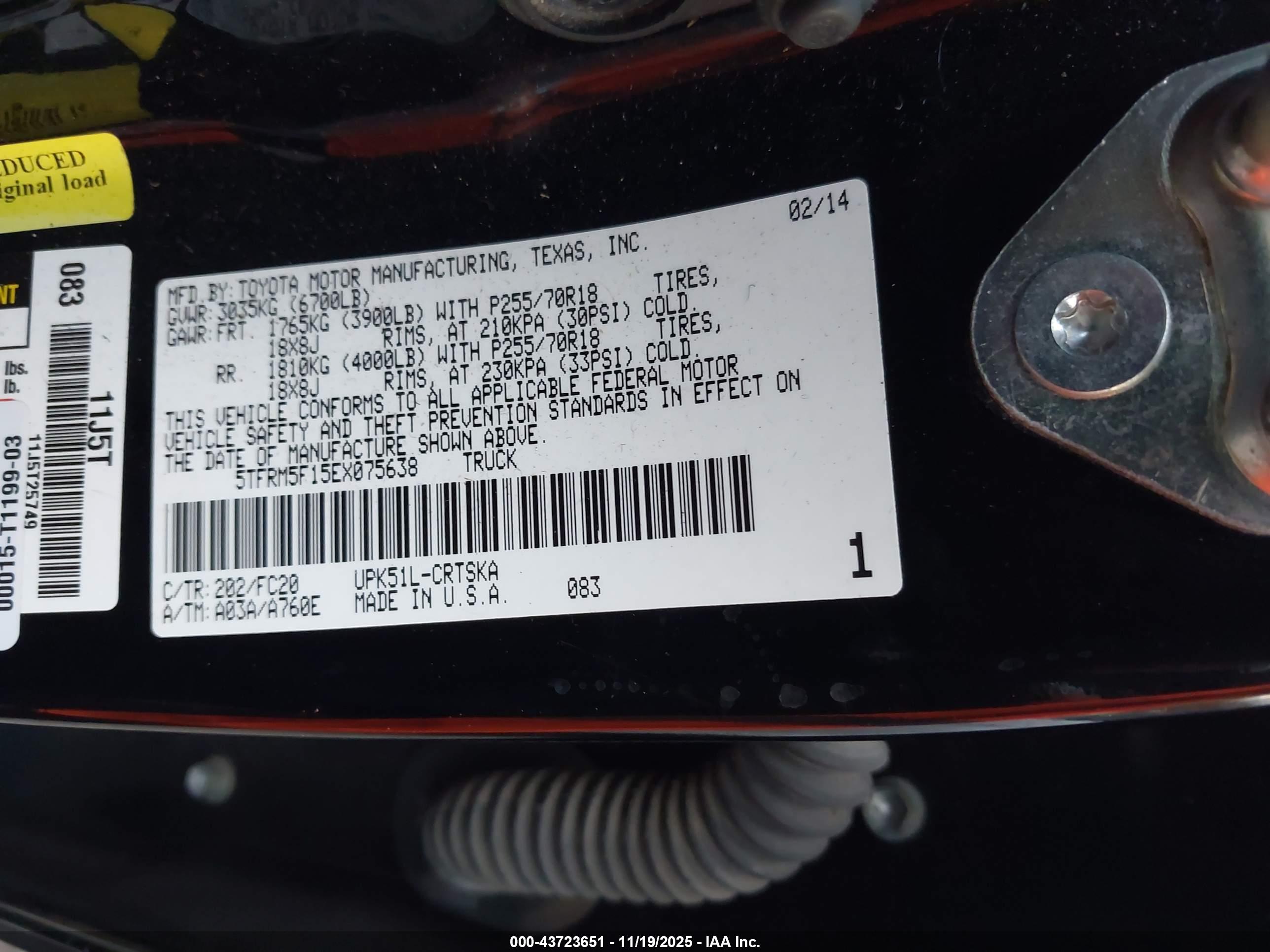 TOYOTA TUNDRA image 9
