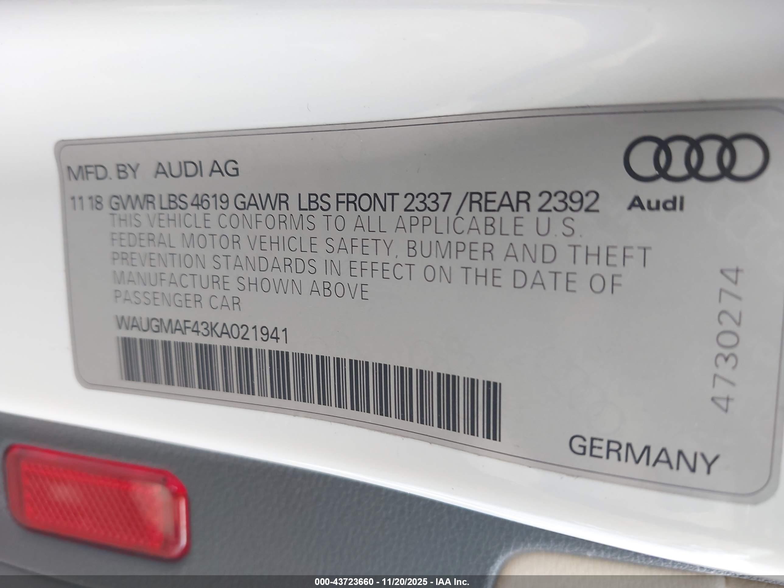 AUDI A4 image 9