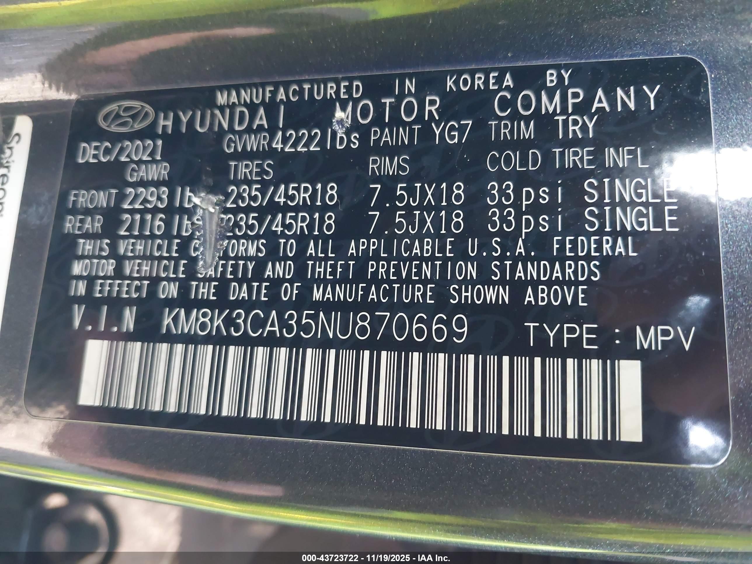HYUNDAI KONA image 9