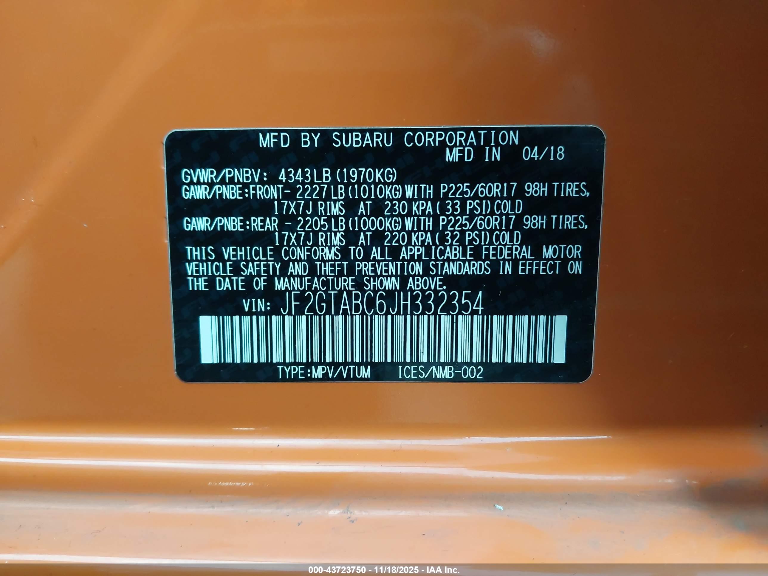 SUBARU CROSSTREK image 9