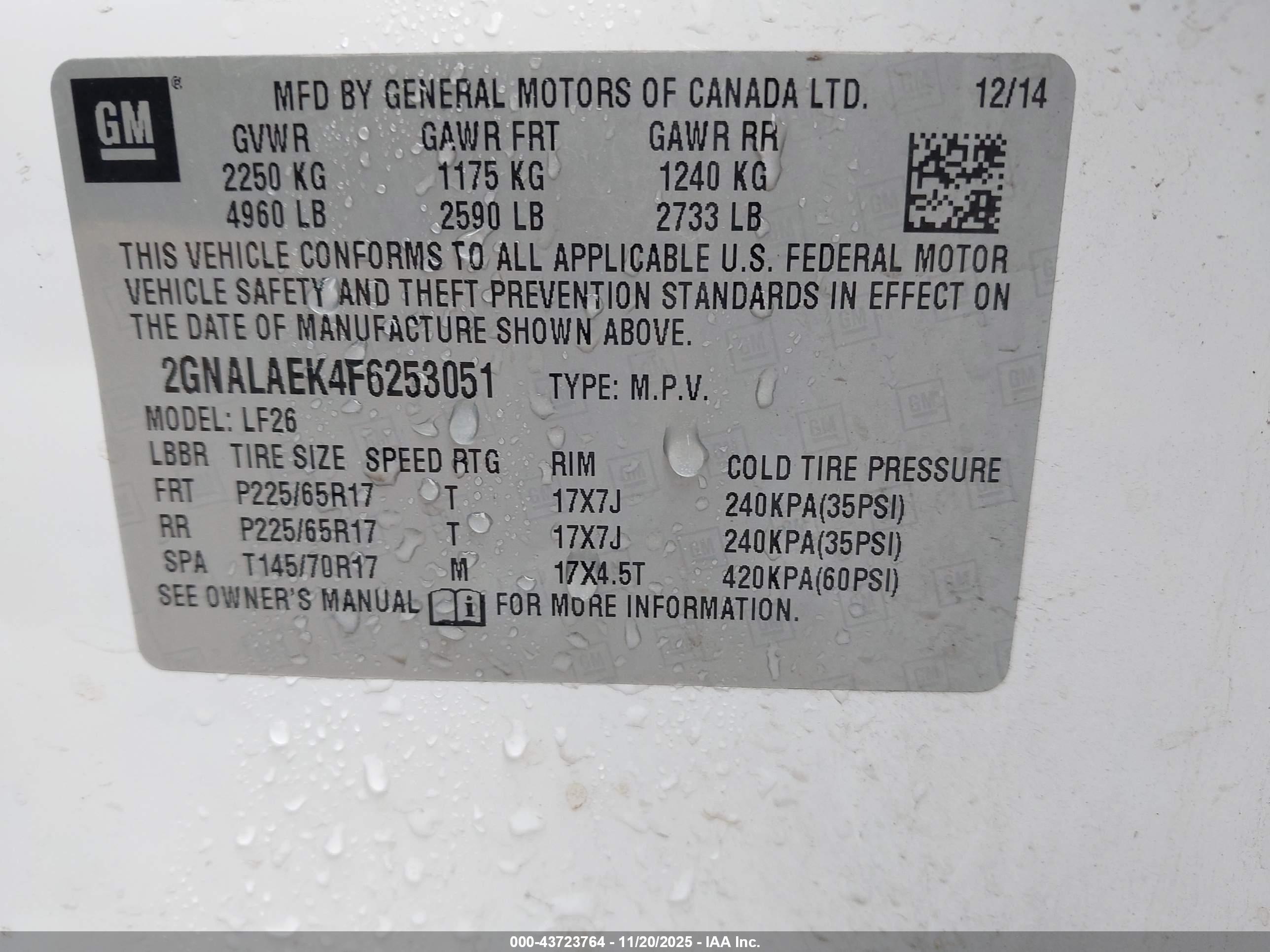 CHEVROLET EQUINOX image 9