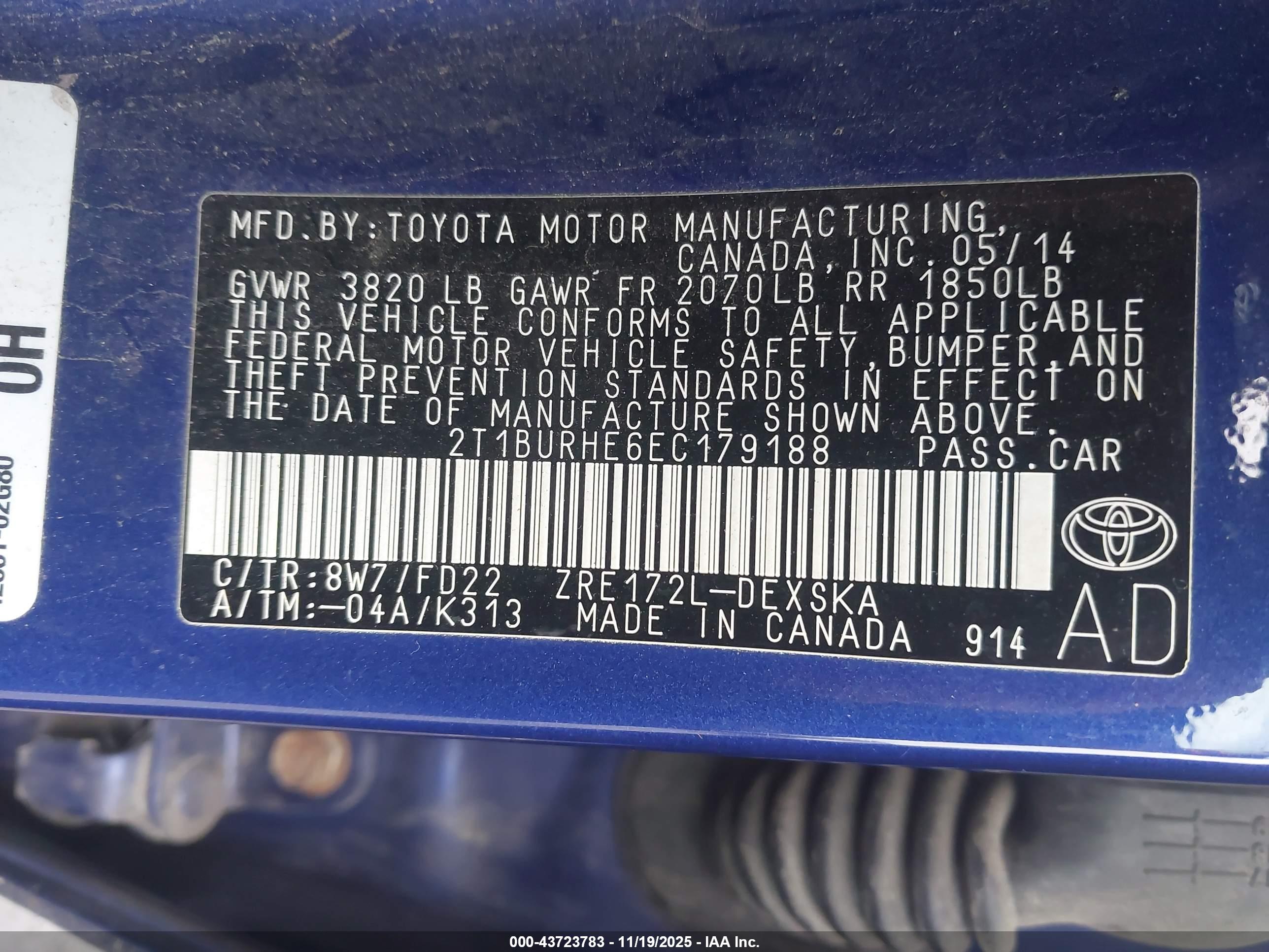 TOYOTA COROLLA image 9