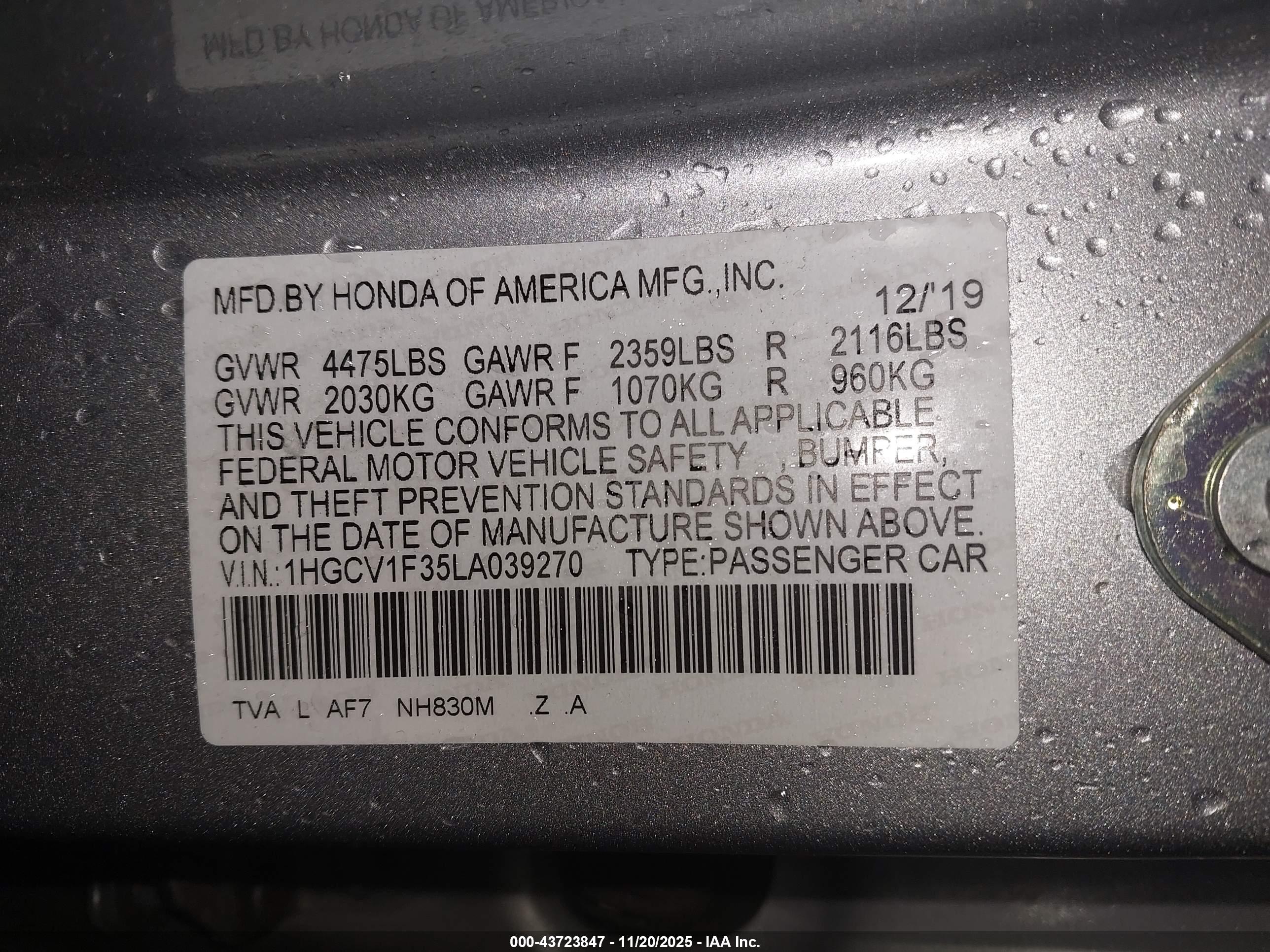 HONDA ACCORD image 9